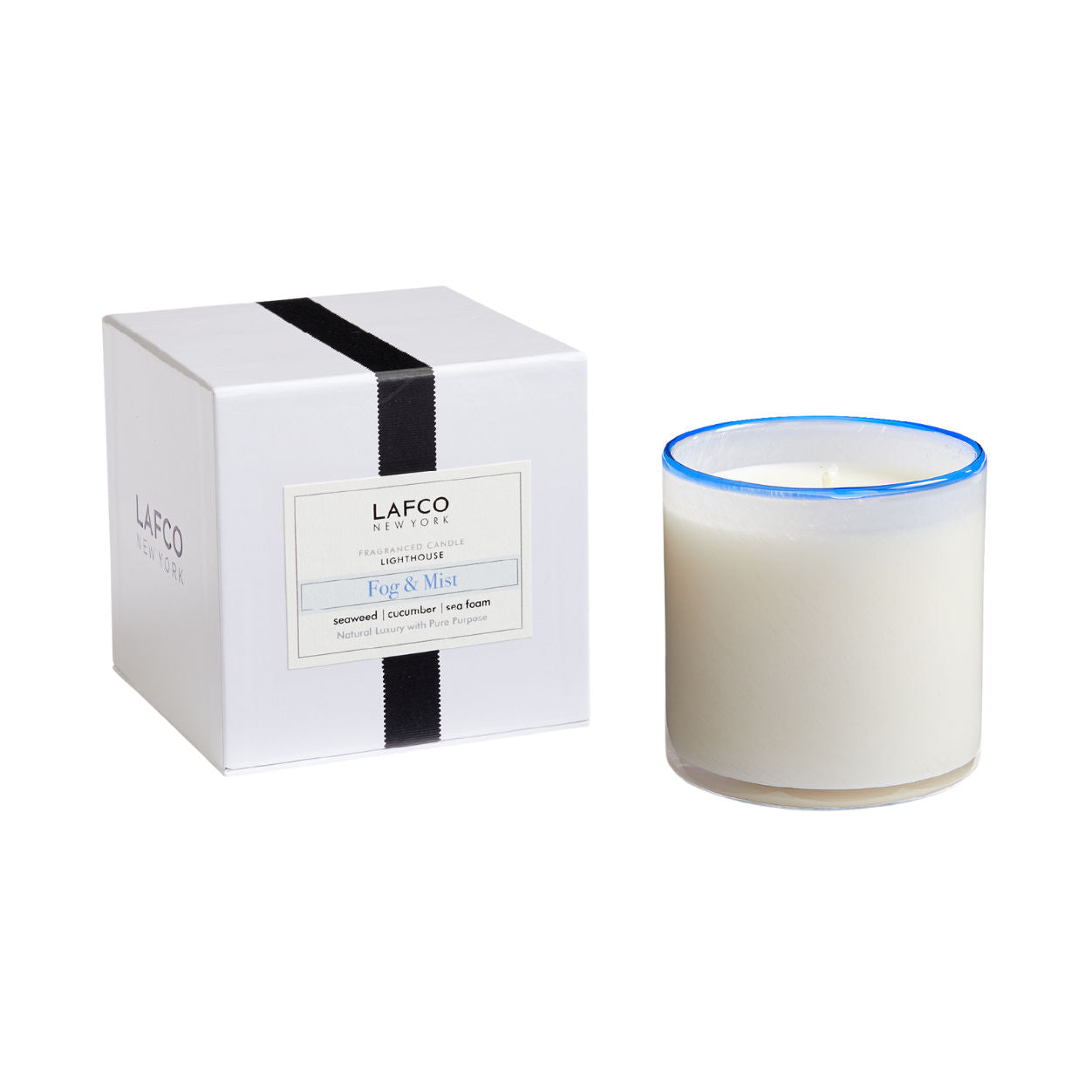 Premium Fog and Mist Scented Soy Wax Candle - Long Lasting Aromatherapy for Relaxation & Home Decor - Perfect for Bedroom, Bathroom & Living Room