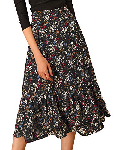 Black-floral