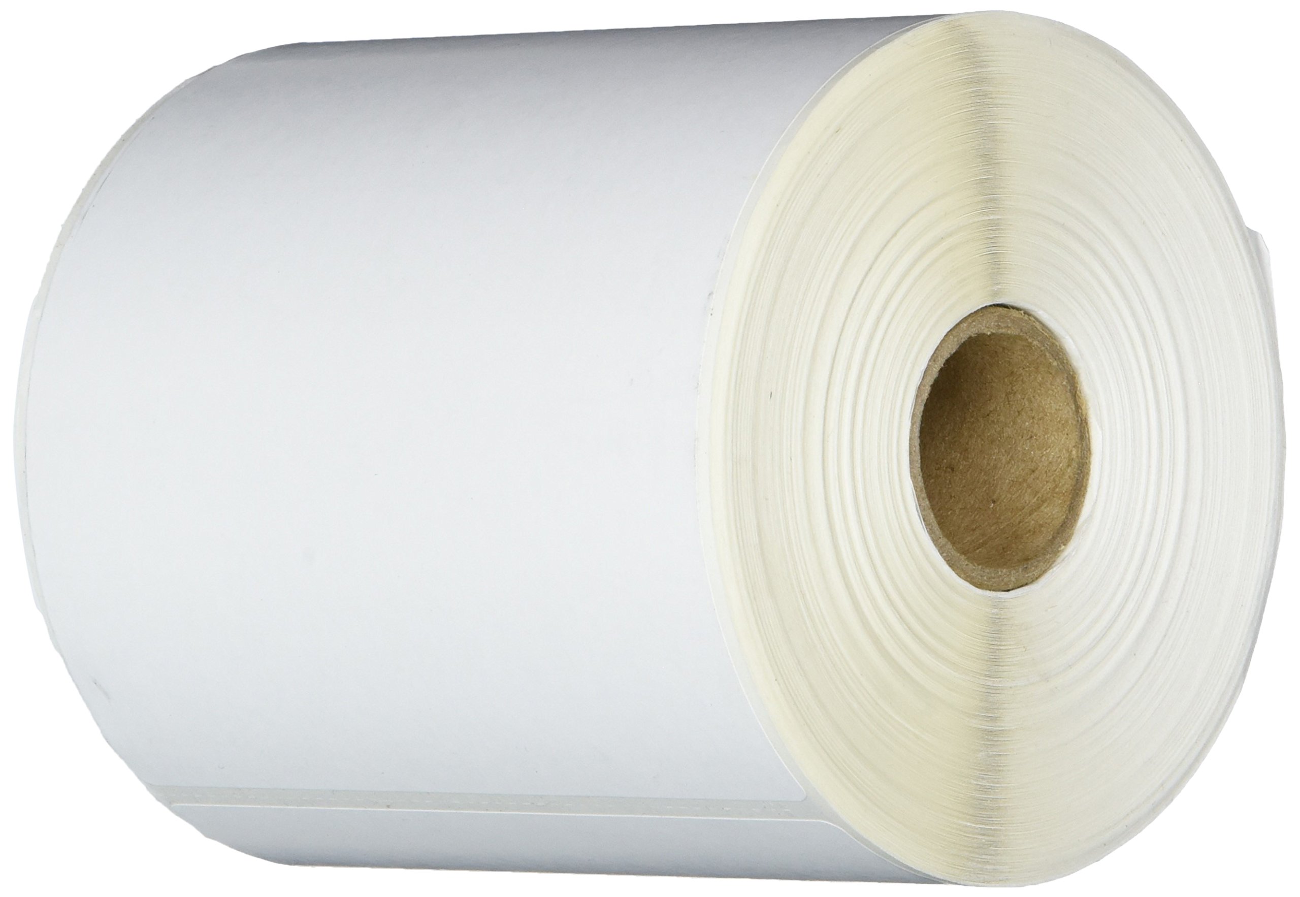 CompuLabel Direct Thermal Labels 4x8 Inch - White Permanent Adhesive Roll with Perforations (200 Labels/Roll, 12 Rolls/Carton) for Shipping, Inventory & Barcode Printing - Model 530717