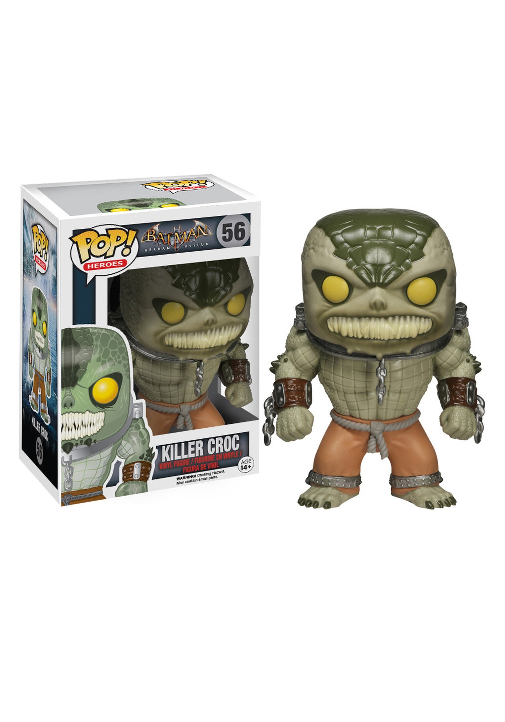 Killer Croc Funko POP! Vinyl Figure - Batman Arkham Asylum Collectible - Perfect for DC Comics Fans & Action Figure Displays
