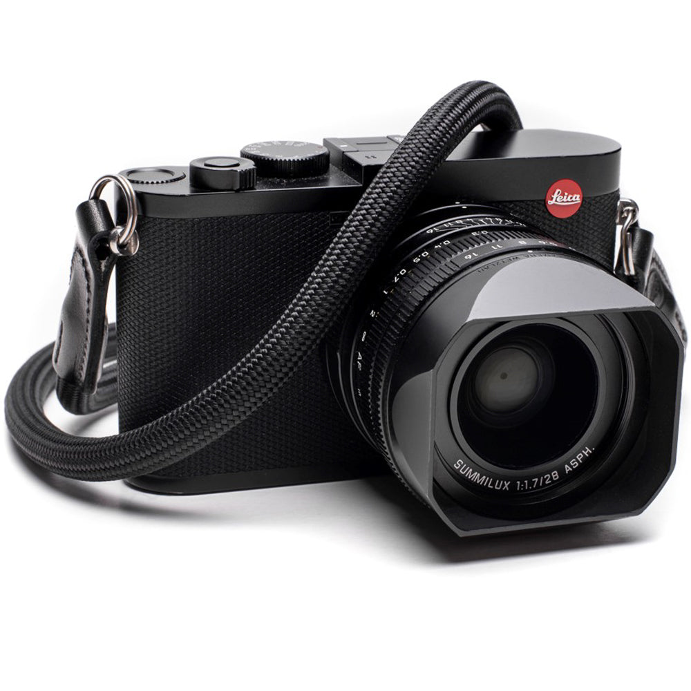 Leica Rope Strap - 100cm Black Camera Neck Strap with Key Ring Style - Perfect for DSLR, Mirrorless Cameras & Outdoor Photography Accessories