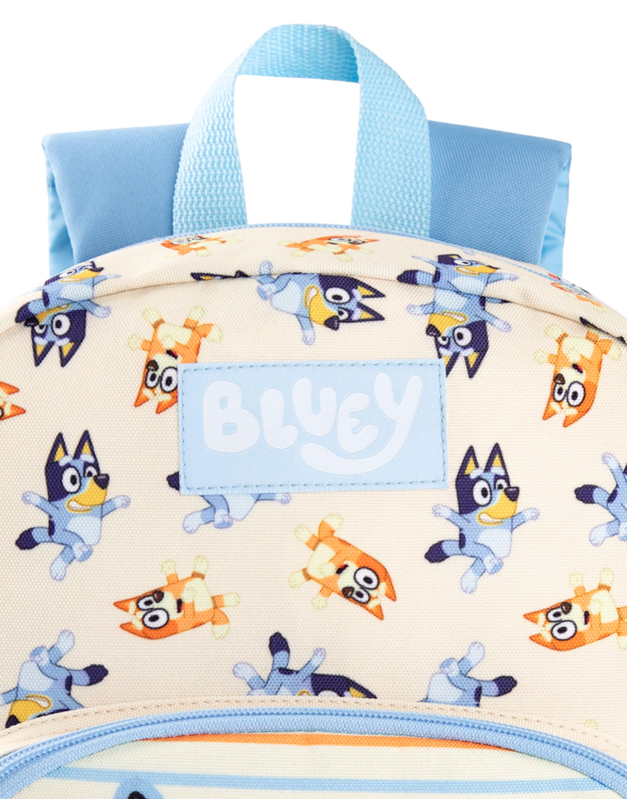 Bluey Kids Backpack - Bingo Character Design in Beige | Adjustable Straps & Mesh Pocket | Perfect for School, Daycare & Travel | Durable Mini Backpack for Toddlers & Preschoolers