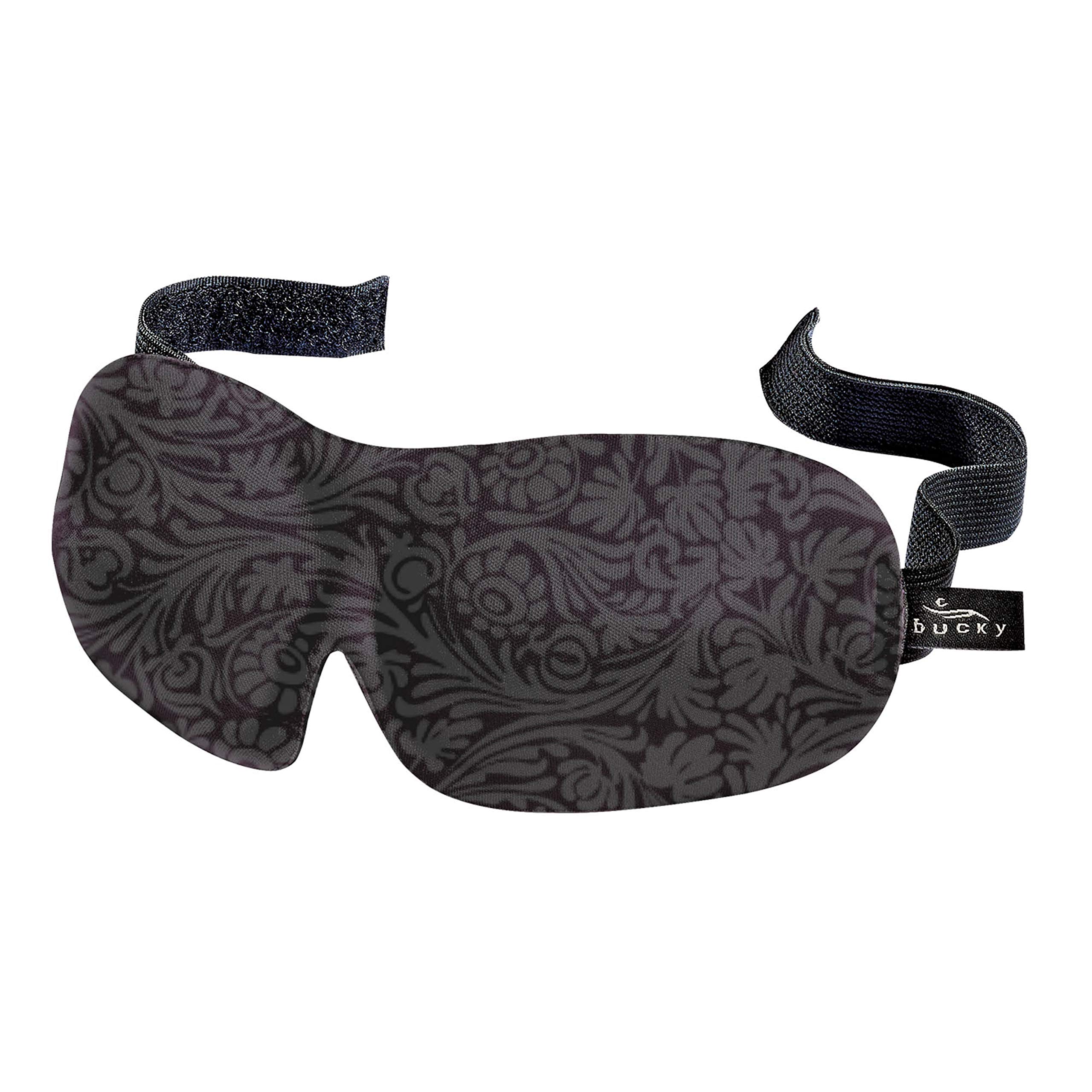 Bucky 40 Blinks No Pressure Printed Eye Mask for Travel & Sleep - Soft Foil Blockout Blindfold - Perfect for Airplanes, Naps & Relaxation - One Size Fits All