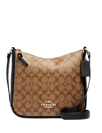 Coach Ellie File Bag in Signature Canvas - Stylish Crossbody Handbag for Women, Perfect for Work, Travel & Everyday Use
