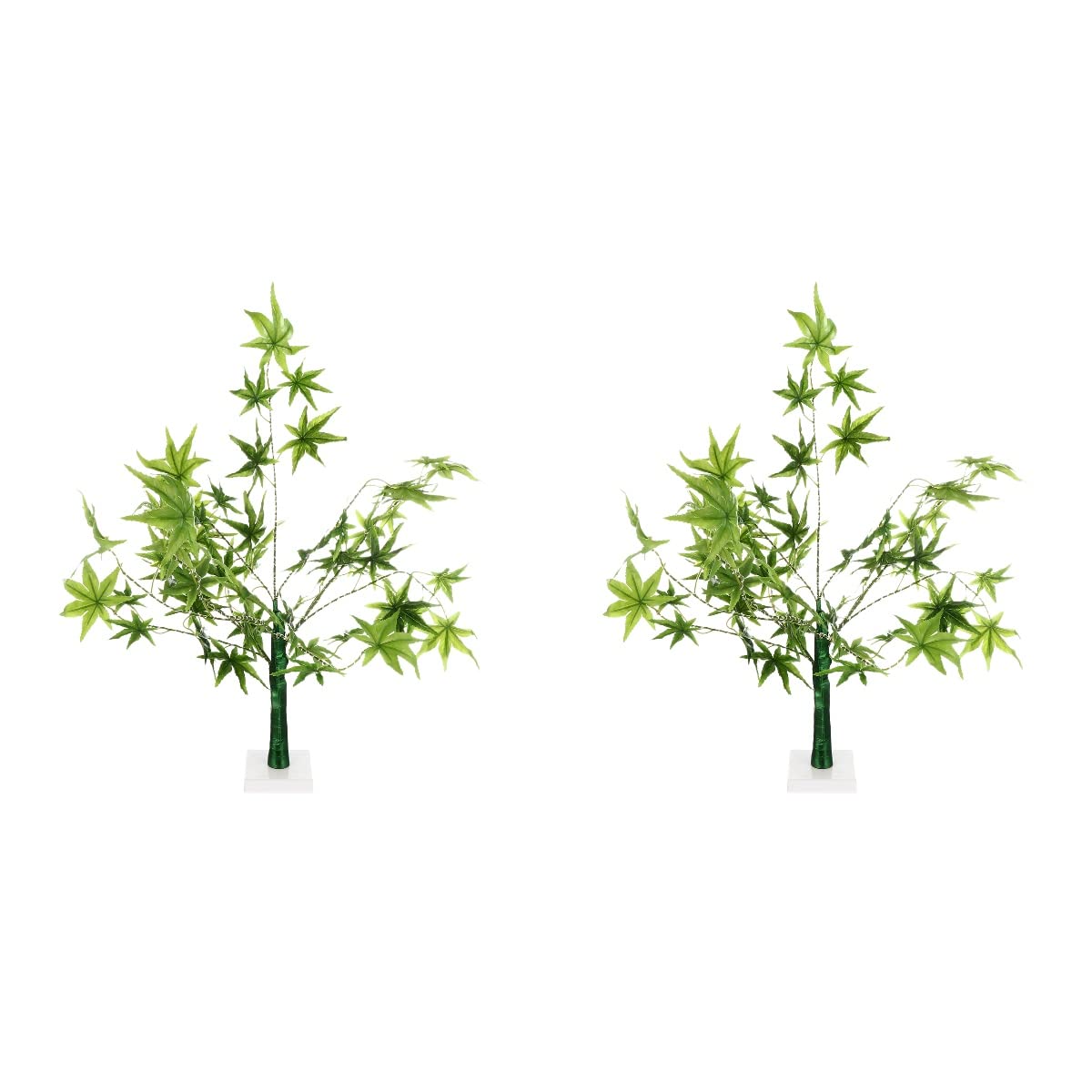 ibasenice 2-Pack Simulation Tree Lamp - Creative LED Tree Shape Decorative Ambient Light for Home, Bedroom, and Garden Decor