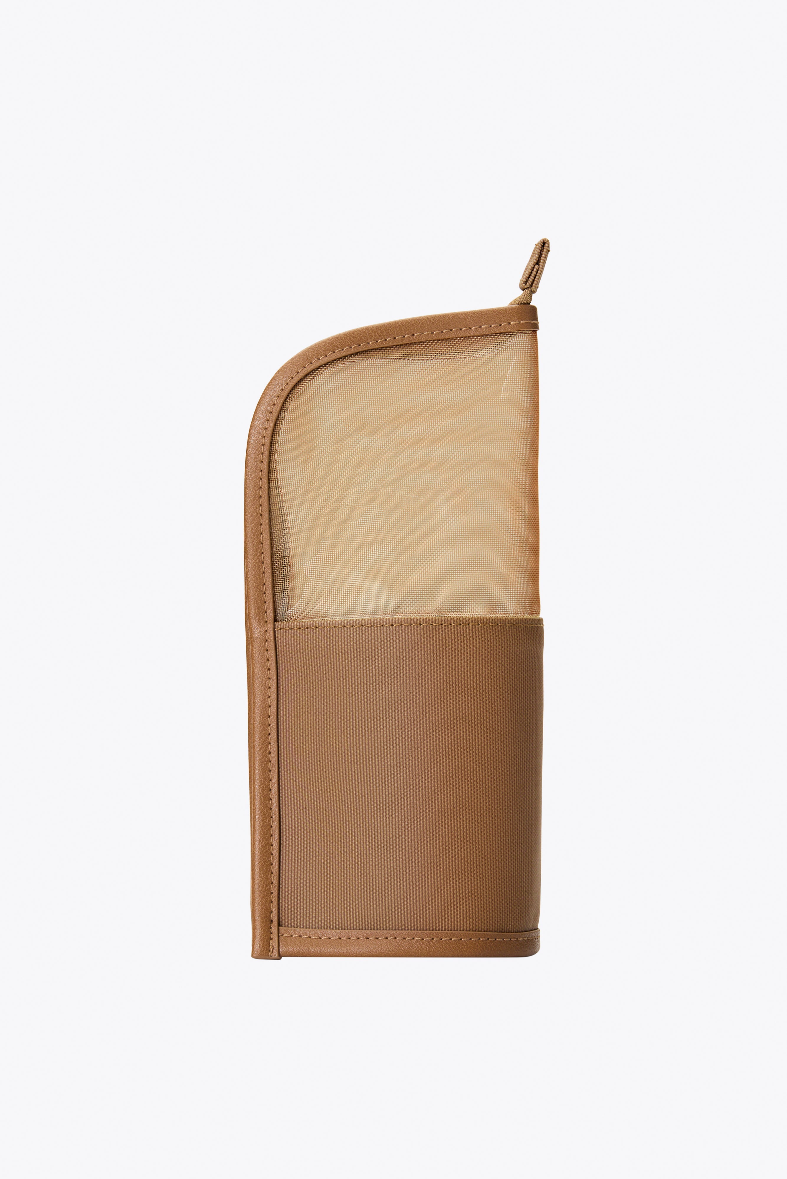 Premium Camel Makeup Brush Pouch - Travel-Friendly Cosmetic Organizer for Brushes & Beauty Tools | Perfect for Travel, Home Storage & Professional Makeup Artists
