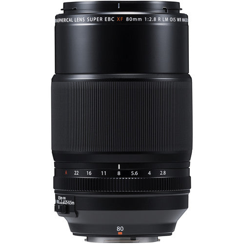 Fujifilm XF 80mm f/2.8 R LM OIS Macro Lens for Fuji X-Mount Cameras - Professional Macro Photography for Portraits, Jewelry & Product Shots