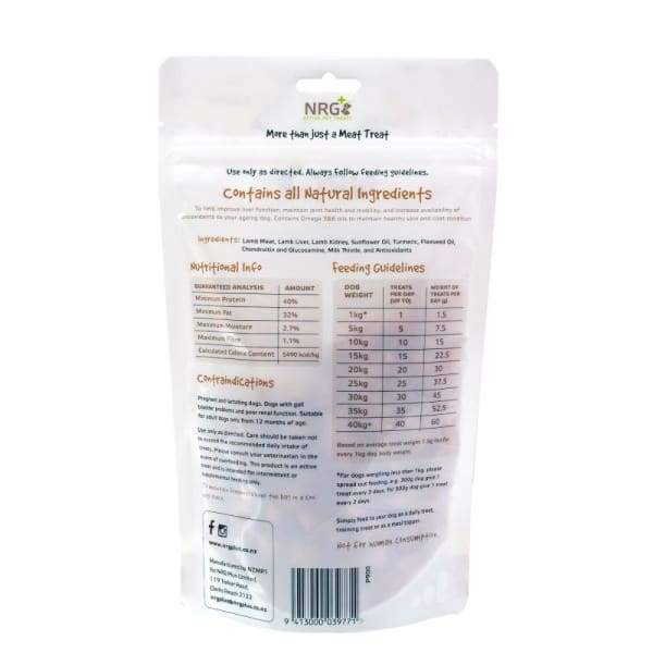 NRG+ Active Ageing Care Freeze Dried Dog Treats 120g - Healthy Senior Dog Snacks for Joint Support & Mobility - Perfect for Training, Rewards & Senior Dog Care