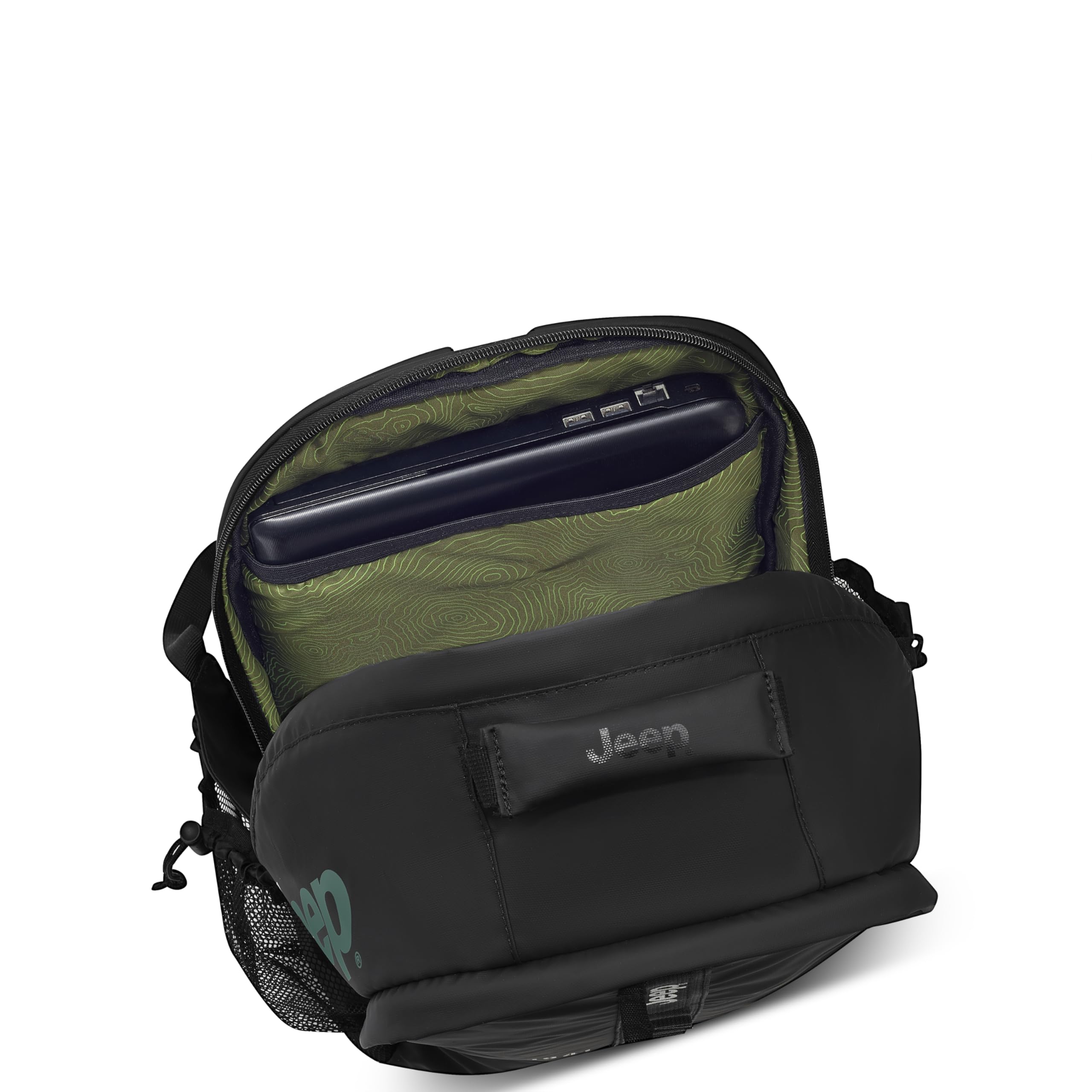 Jeep JS011B 15.6 Inch Laptop Backpack - Waterproof Travel Backpack for Men & Women with USB Charging Port, Perfect for Business, Commuting & College