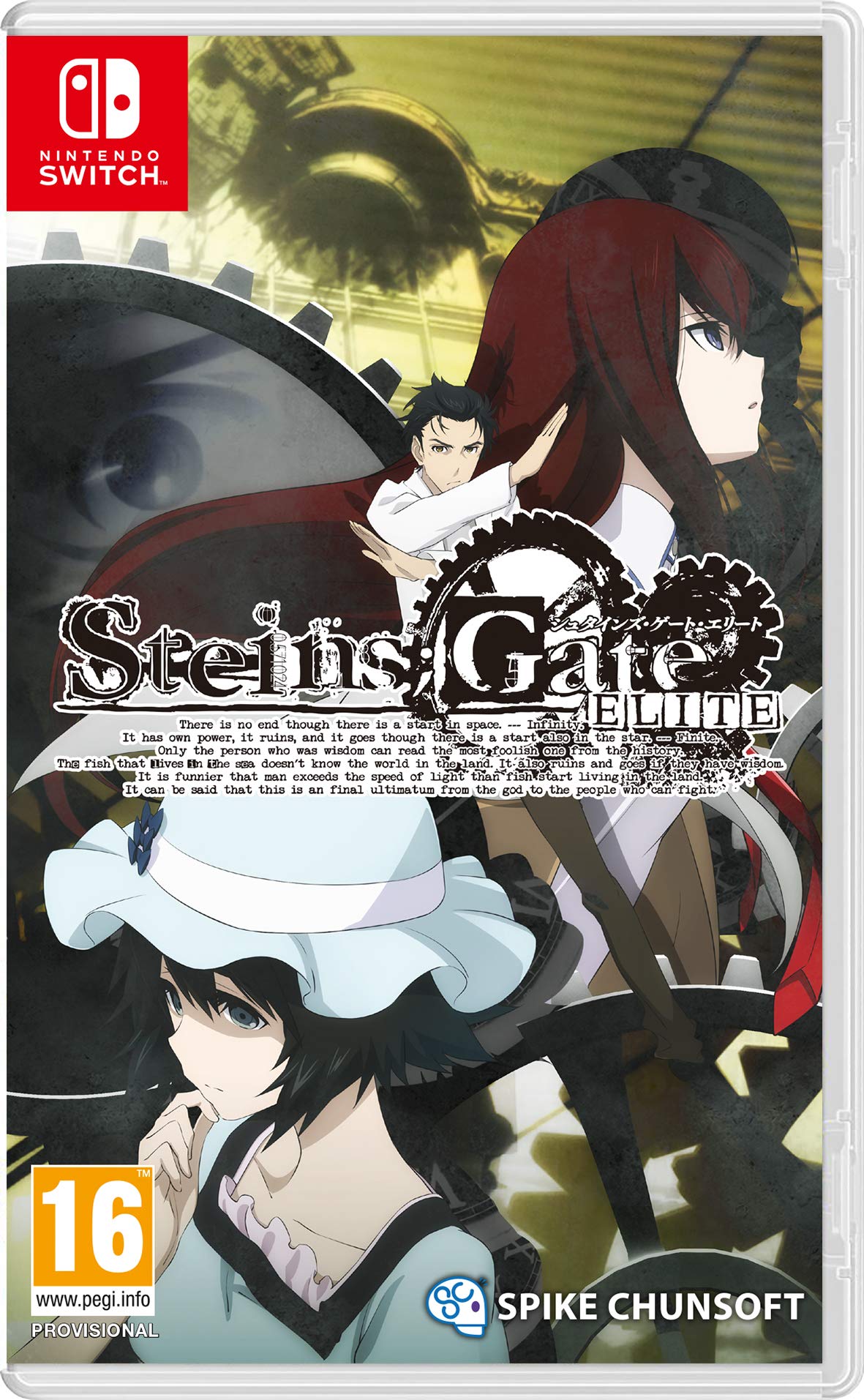 Steins;Gate Elite - Nintendo Switch Game | Time Travel Adventure Visual Novel | Perfect for Anime Fans & Sci-Fi Lovers