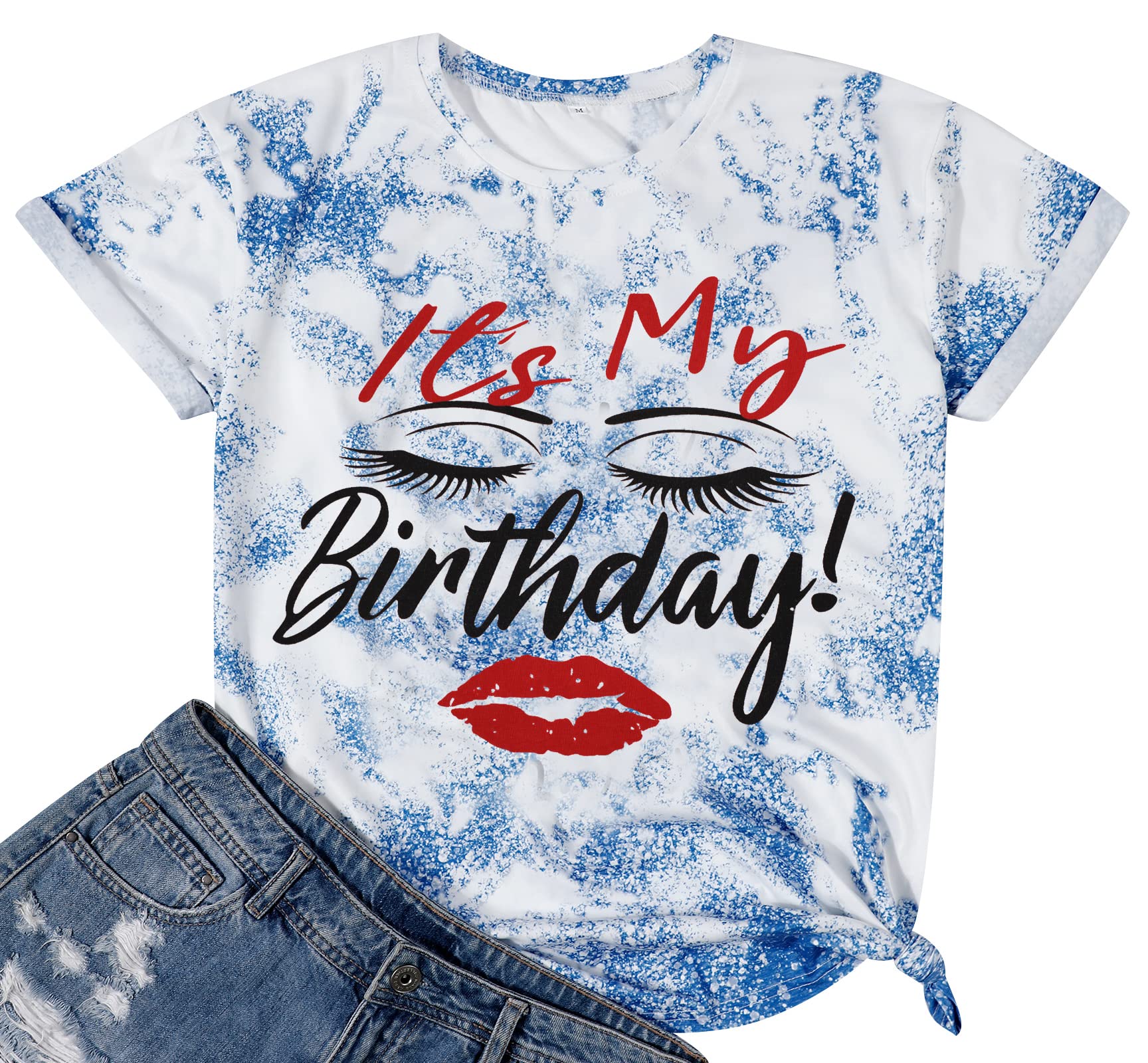 My Birthday T-Shirt for Women - Funny Graphic Birthday Tee - Short Sleeve Party Top - Perfect for Birthday Celebrations, Girls Night Out & Special Occasions