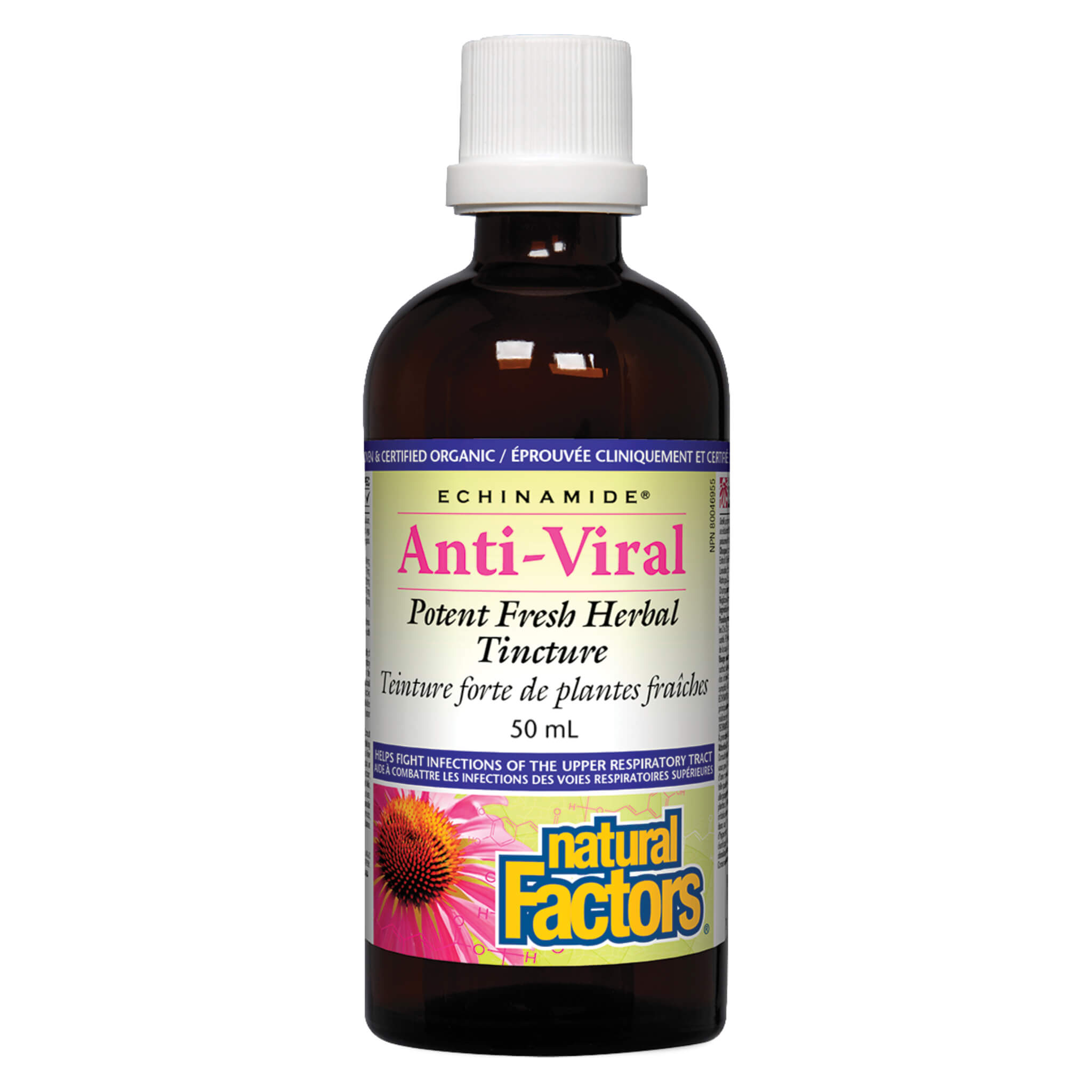 Echinamide Anti-Viral Herbal Tincture - Potent Immune Support Supplement for Cold & Flu Season - Boost Immunity Naturally with Fresh Herbal Extract