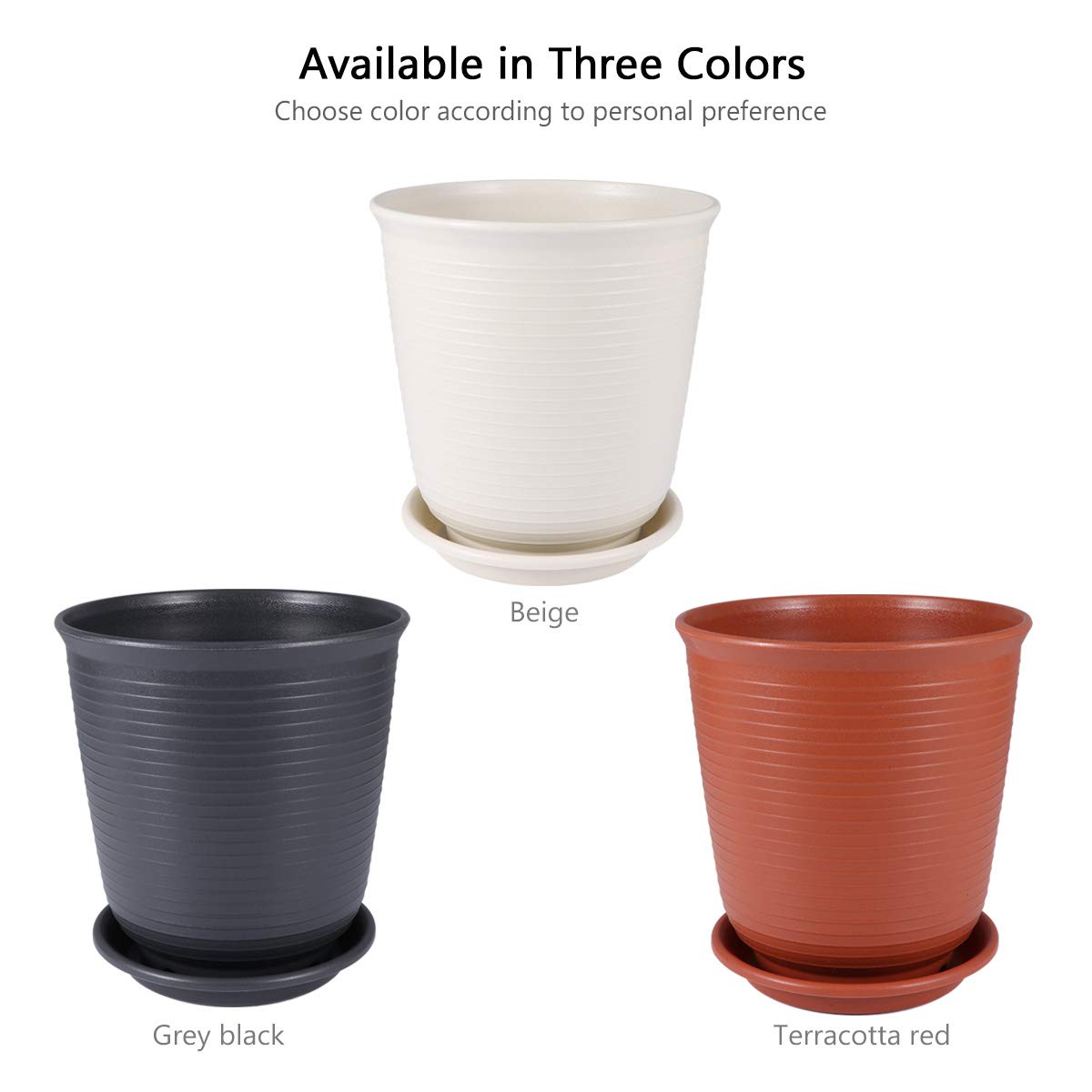 5pcs Mini Resin Succulent Plant Pots - Small Decorative Flower Planters for Home, Office, and Garden Decor