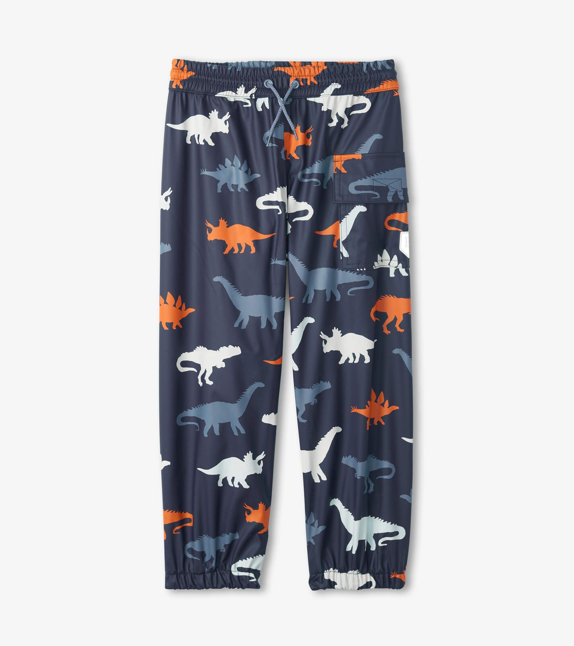 Hatley W23 Dino Silhouettes Color Changing Splash Pants for Kids - Fun Water Play & Outdoor Activities (Toddler to Youth Sizes)