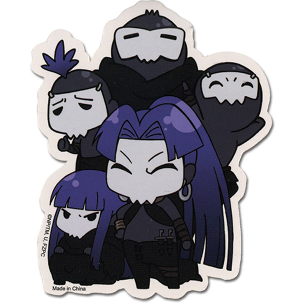 Fate/Zero Assassin Vinyl Sticker - Anime Decal for Laptops, Water Bottles, Notebooks & DIY Crafts - Perfect for Anime Fans & Collectors