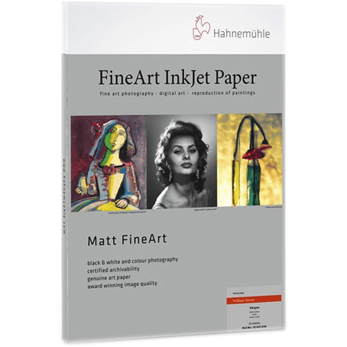 Hahnemuhle William Turner Matt Fine Art Paper 310 gsm (13 x 19 Inches, 25 Sheets) - Premium Watercolor Paper for Artists, Printmaking & Framing