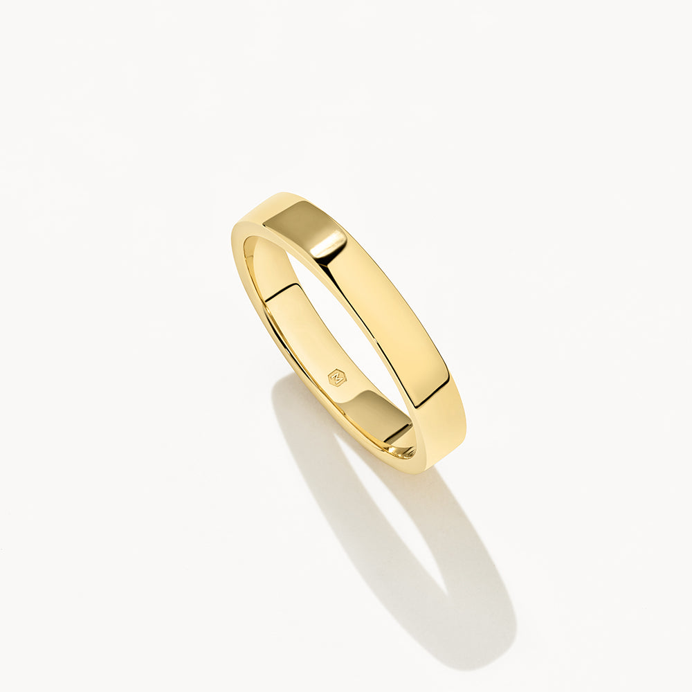 Slim Gold Boyfriend Stacker Ring for Women - Minimalist Layering Rings for Everyday Wear, Stackable Jewelry Gift for Her
