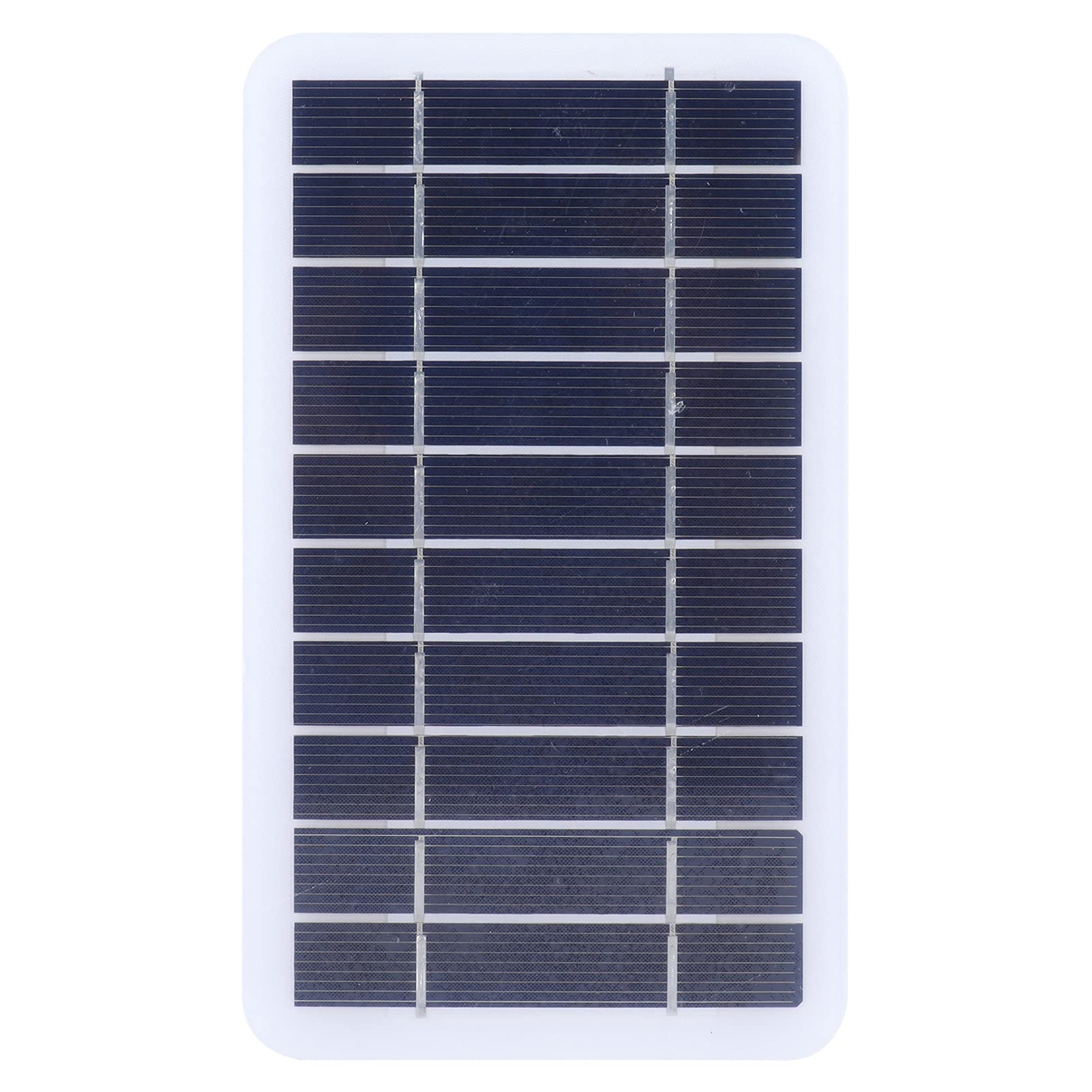 2W 5V Portable Solar Panel Charger with USB Port - Polycrystalline Silicon Solar Charger for Phone, Camping, Hiking & Outdoor Activities | Perfect for Emergency Power & Off-Grid Adventures