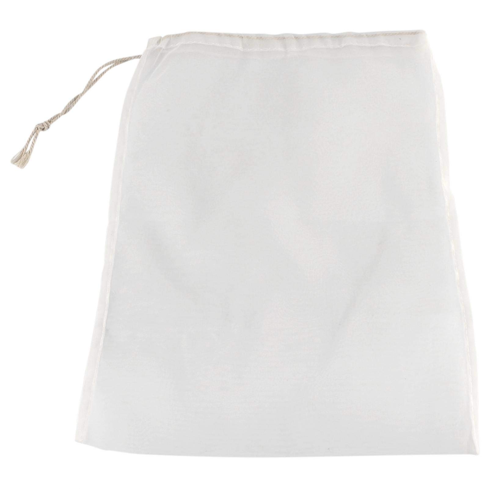 Premium 100 Mesh Food Grade Wine Filter Bag - Reusable Fine Mesh Coffee Filter for Home Brewing, Nut Milk, Green Juice & Cold Brew (28x45cm) - Ideal for Beer Making, DIY Beverages & Kitchen Use