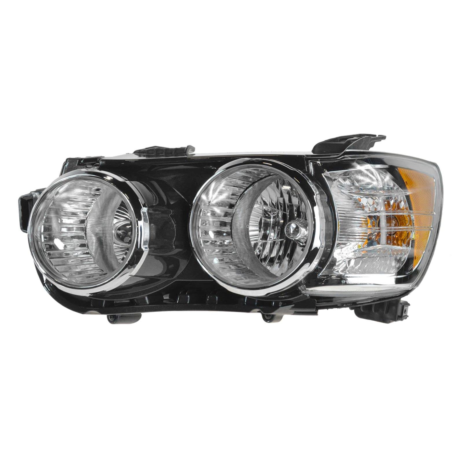 Chevrolet Sonic Headlight Assembly Set - Driver & Passenger Side Compatible with 2012-2015 Models (GM2502359 GM2503359) | Durable Replacement Headlights for Night Driving & Foggy Conditions