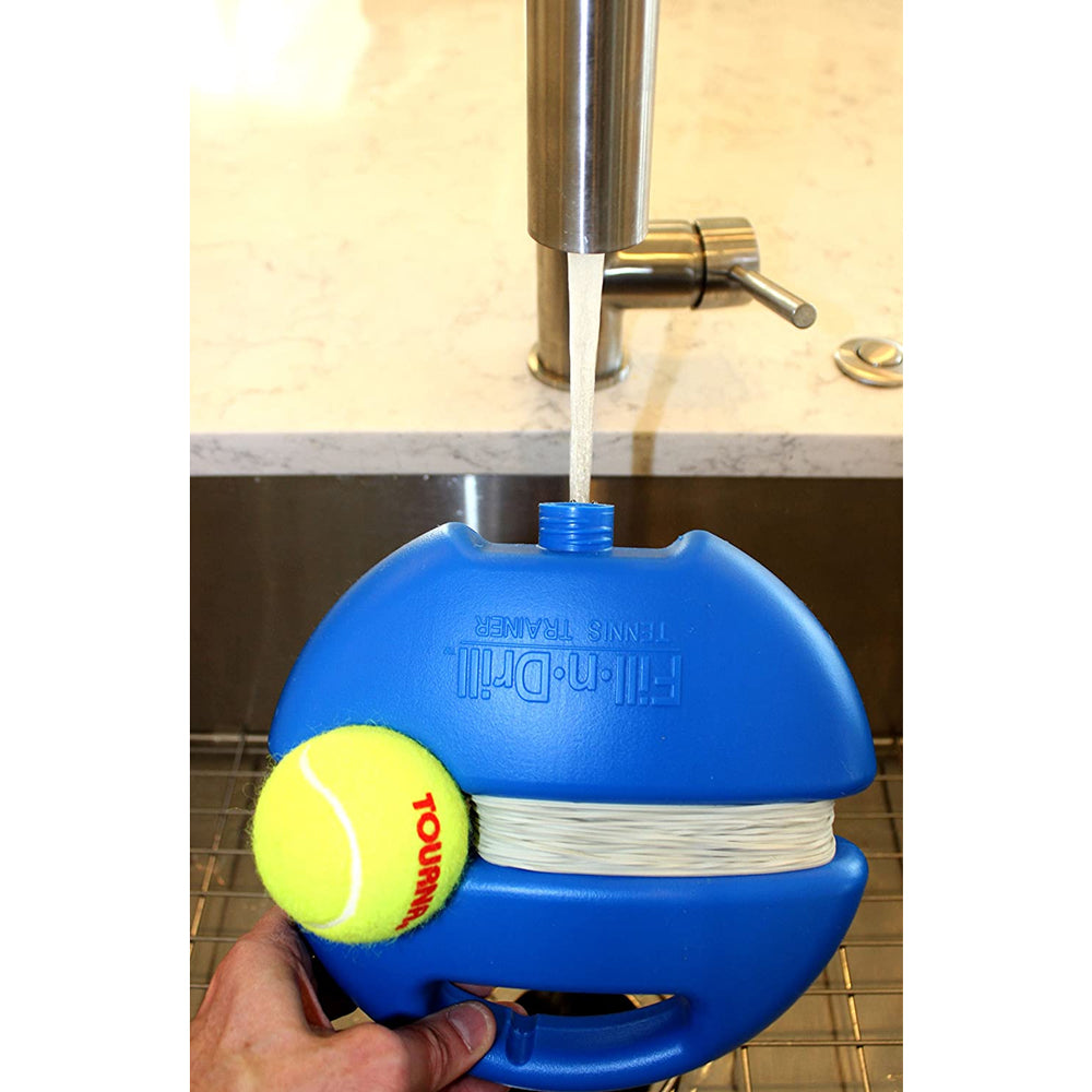 Tourna Fill n Drill Tennis Trainer - Portable Tennis Ball Machine for Solo Practice, Perfect for Backyard, Court & Training Sessions