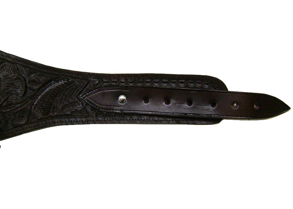 357/38 Western Right Cross Draw Double Holster Gun Belt Rig - Premium Leather Cowboy Holster for Revolvers - Perfect for Cowboy Action Shooting, Reenactments & Western Style Events
