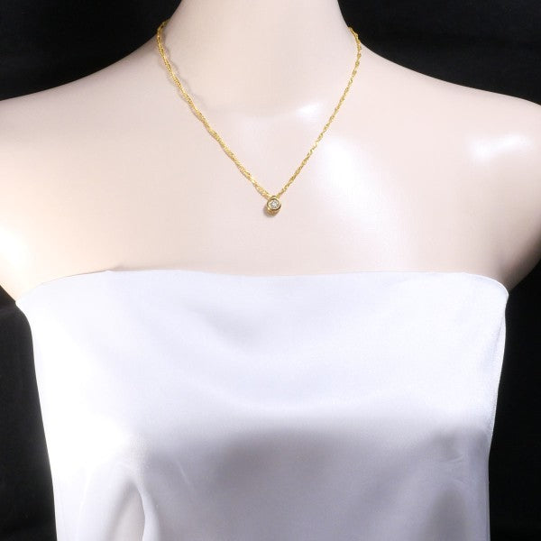 24K Yellow Gold Diamond Necklace for Women - Elegant & Luxurious Jewelry Gift for Anniversary, Wedding, Valentine's Day