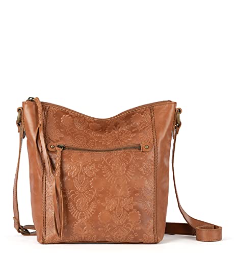 Tobacco Floral Embossed