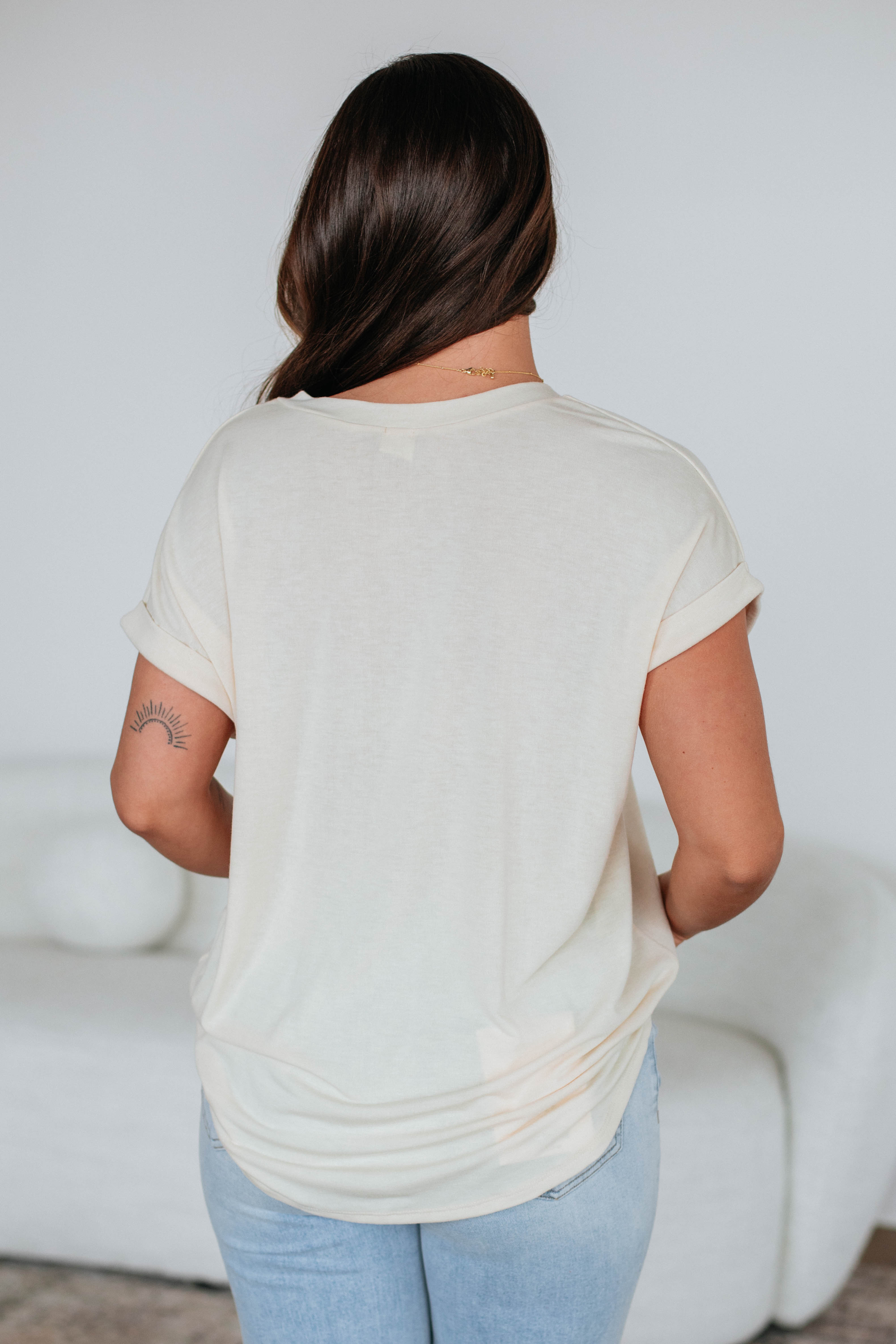 Ardell Basic Tee - Soft Cotton Crew Neck T-Shirt for Men & Women | Natural Color | Casual Everyday Wear & Layering Essential