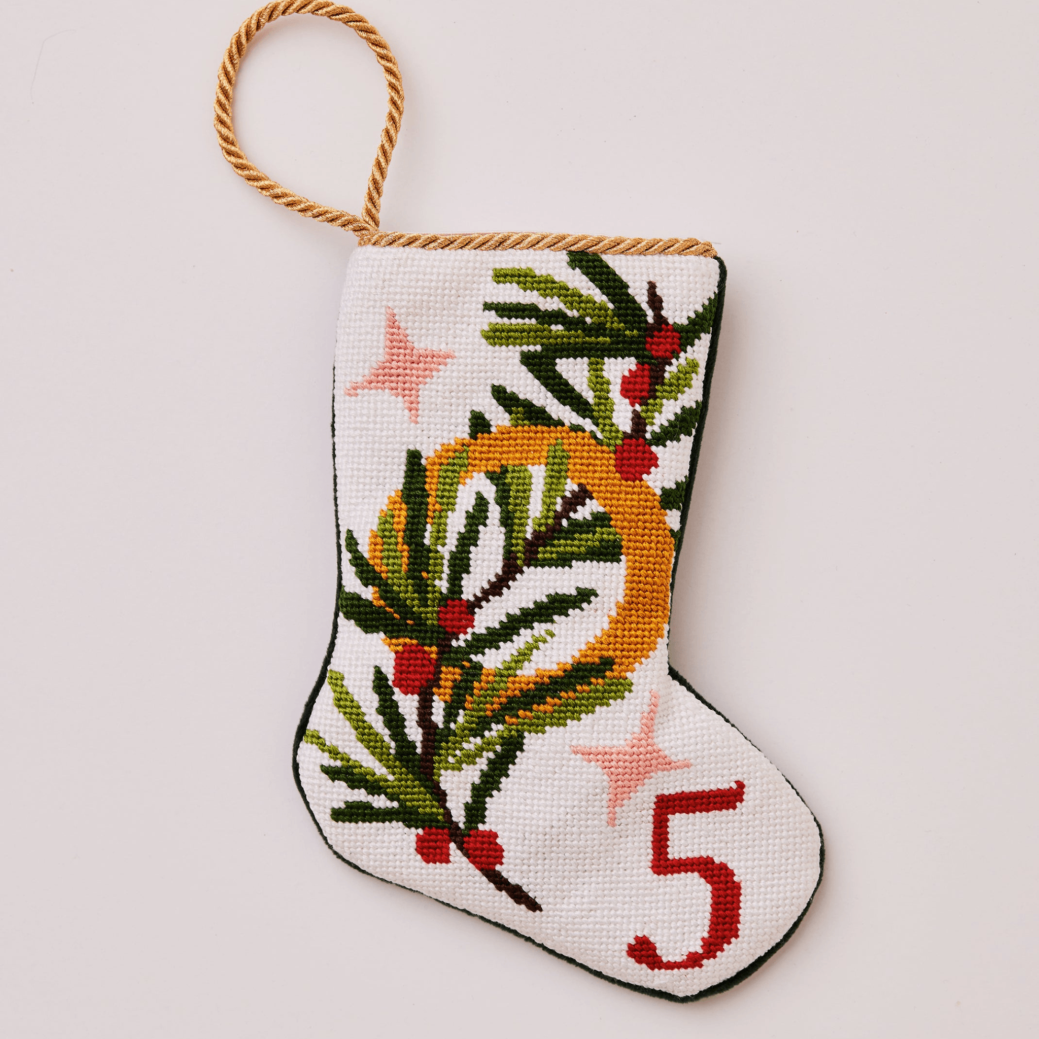 12 Days of Christmas Stocking Full Set - Holiday Decorations & Gift Fillers for Christmas Tree, Fireplace Mantel, and Festive Home Decor