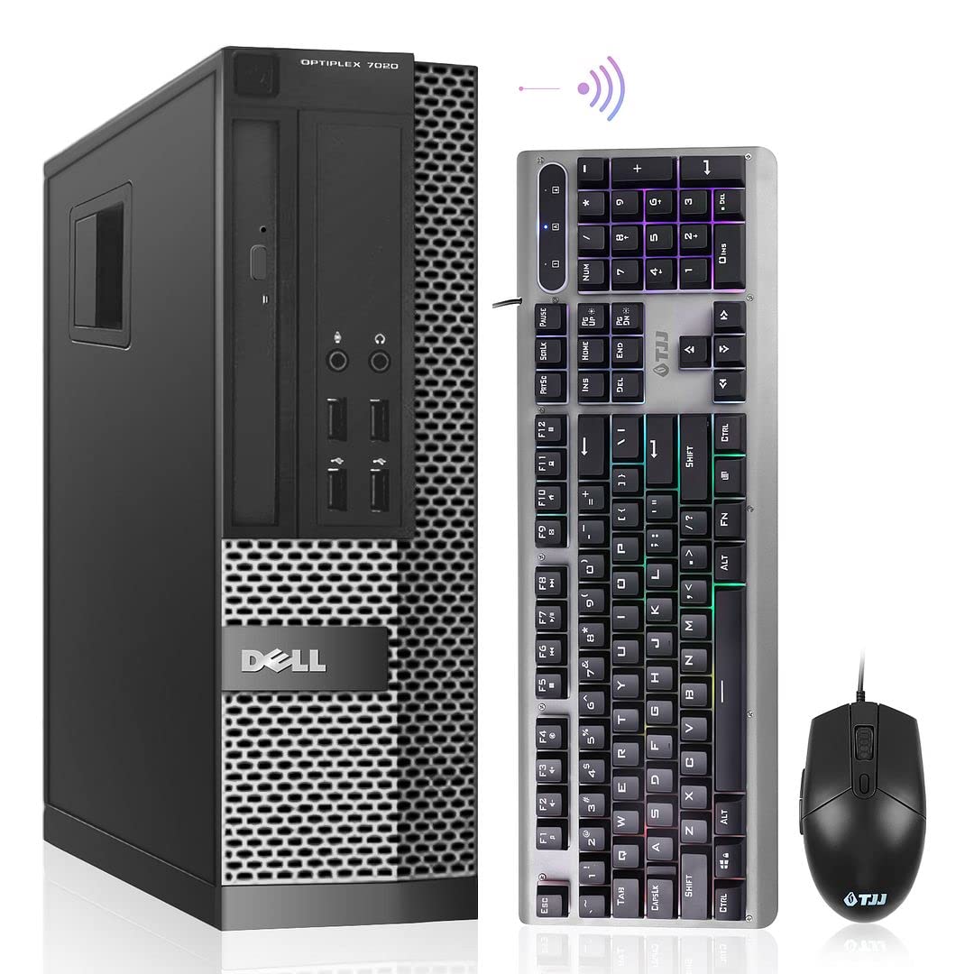 Refurbished Dell OptiPlex 7020 Business Desktop PC - Intel Core i7-4770 Quad-Core up to 3.9GHz, 32GB RAM, 512GB SSD, WiFi 5 (AC8260), Windows 10 Pro, Dual Monitor & HDMI Support - Perfect for Office Work, Home Computing & Multi-Tasking