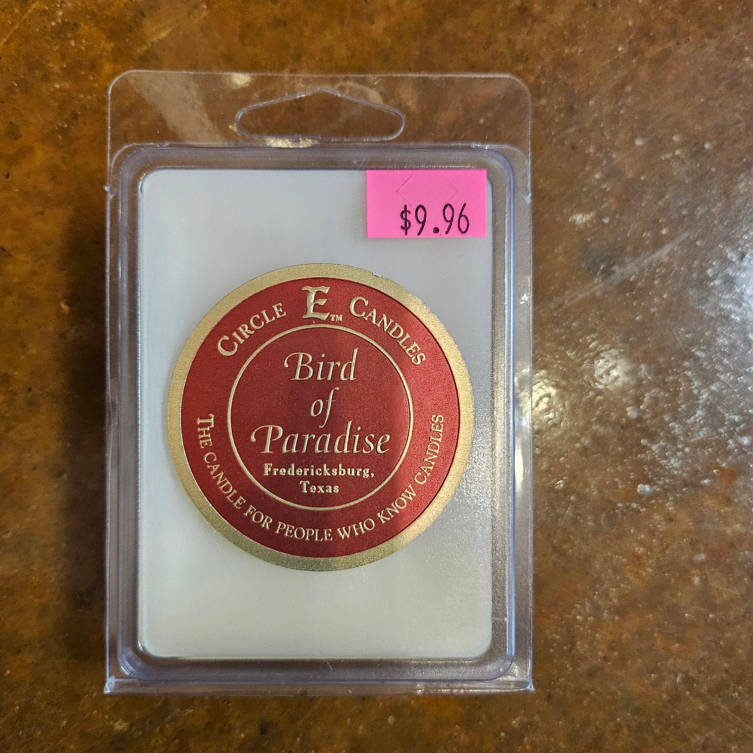 Circle E 3oz Wax Melts - Bird of Paradise Scented Wax Cubes for Warmers | Home Fragrance for Living Room, Bedroom & Office
