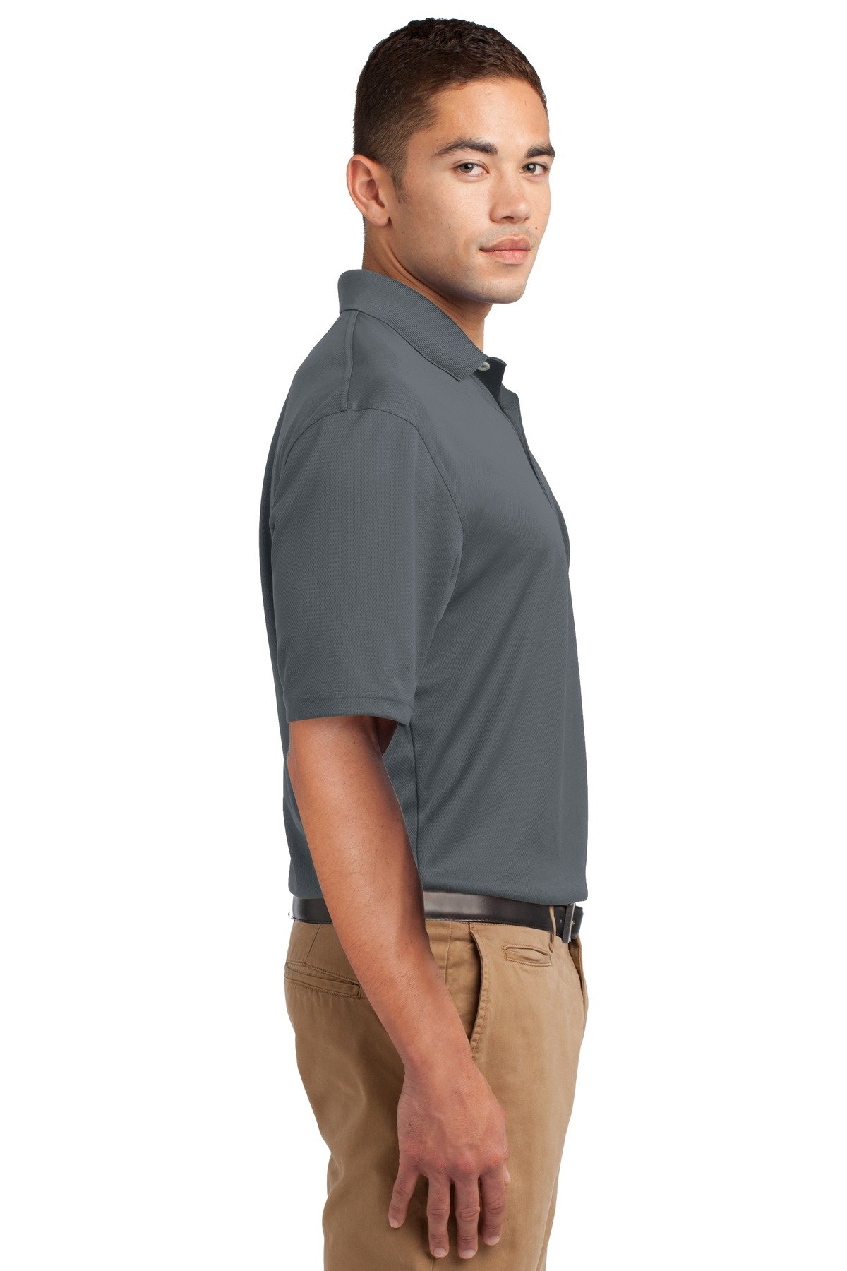 SPORT-TEK Men's Moisture-Wicking Dri Mesh Polo Shirt - Breathable & Comfortable for Golf, Tennis & Outdoor Activities