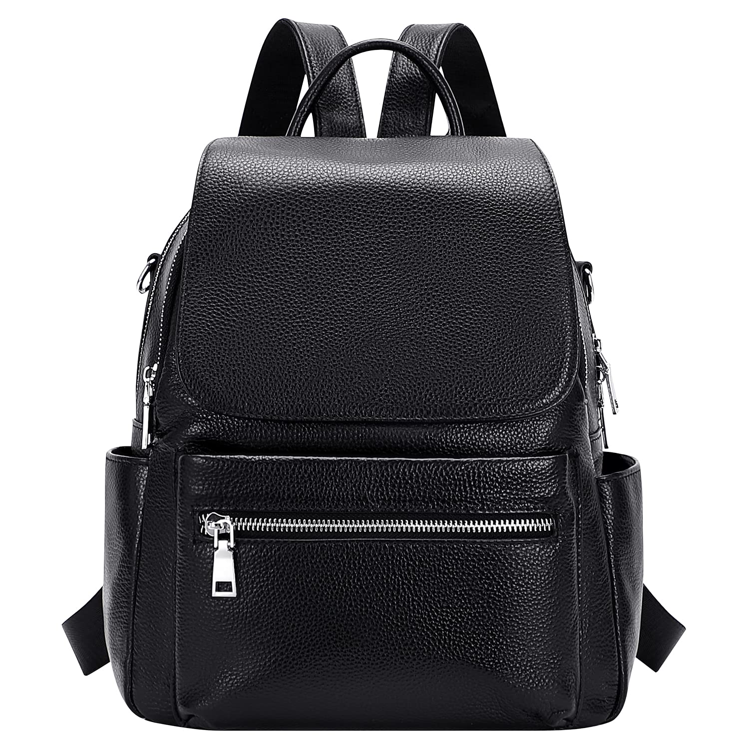 Genuine Leather Backpack Purse for Women - Stylish Travel Rucksack with Flap Closure | Perfect for Work, College & Weekend Getaways