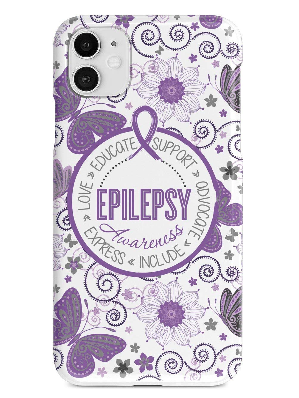 Inspired Cases - Premium 3D Textured Protective Phone Case Compatible with iPhone 12 - Butterfly Pattern Design - Shockproof & Anti-Scratch Cover for Apple iPhone 12 - Perfect for Daily Use, Travel & Outdoor Activities