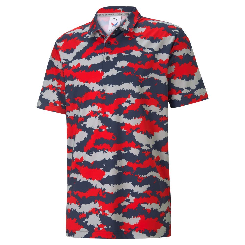 PUMA Men's Mattr Volition Flanked Polo Shirt - Breathable, Moisture-Wicking Performance Top for Golf, Tennis & Casual Wear