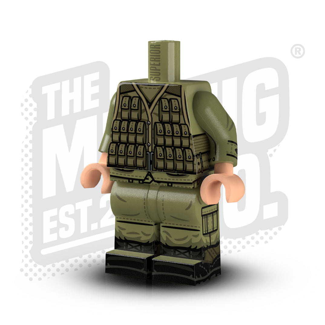 Original U.S. Vietnam War Grunt #04 Military Action Figure - Collectible 12 Inch Soldier Doll for Display & History Enthusiasts - Perfect for Dioramas, Collections & Military Memorabilia Displays