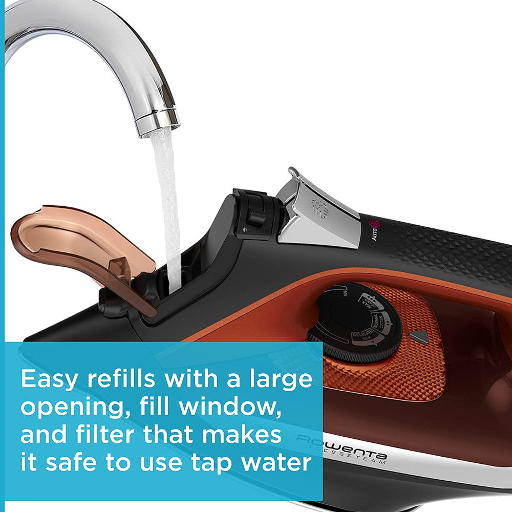 ROWENTA DW2363U1 Access Steam Iron - Blemished Packaging with Full Warranty | Perfect for Home & Travel Ironing Needs