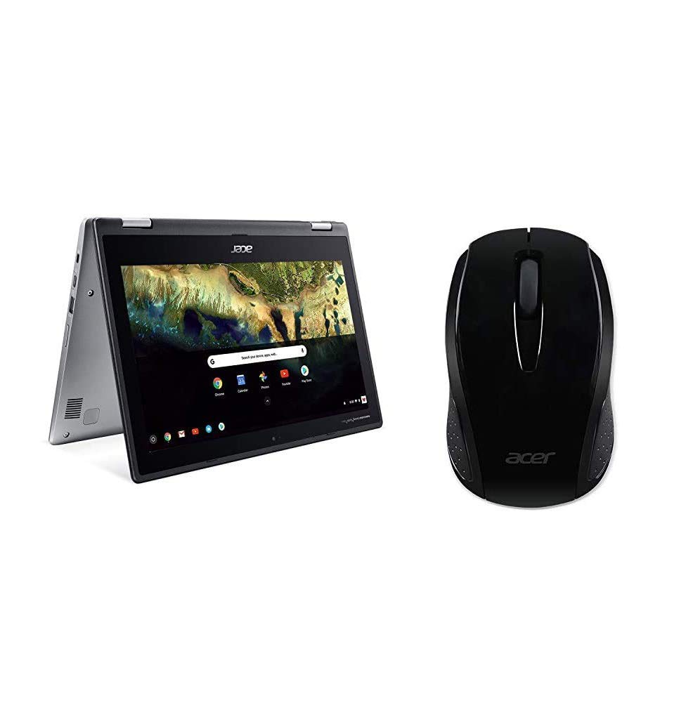 Acer Chromebook Spin 11 CP311-1H-C5PN 2-in-1 Convertible Laptop with Wireless Mouse M501 - Works with Chromebook Certified | Perfect for Students, Remote Work & Home Office Use