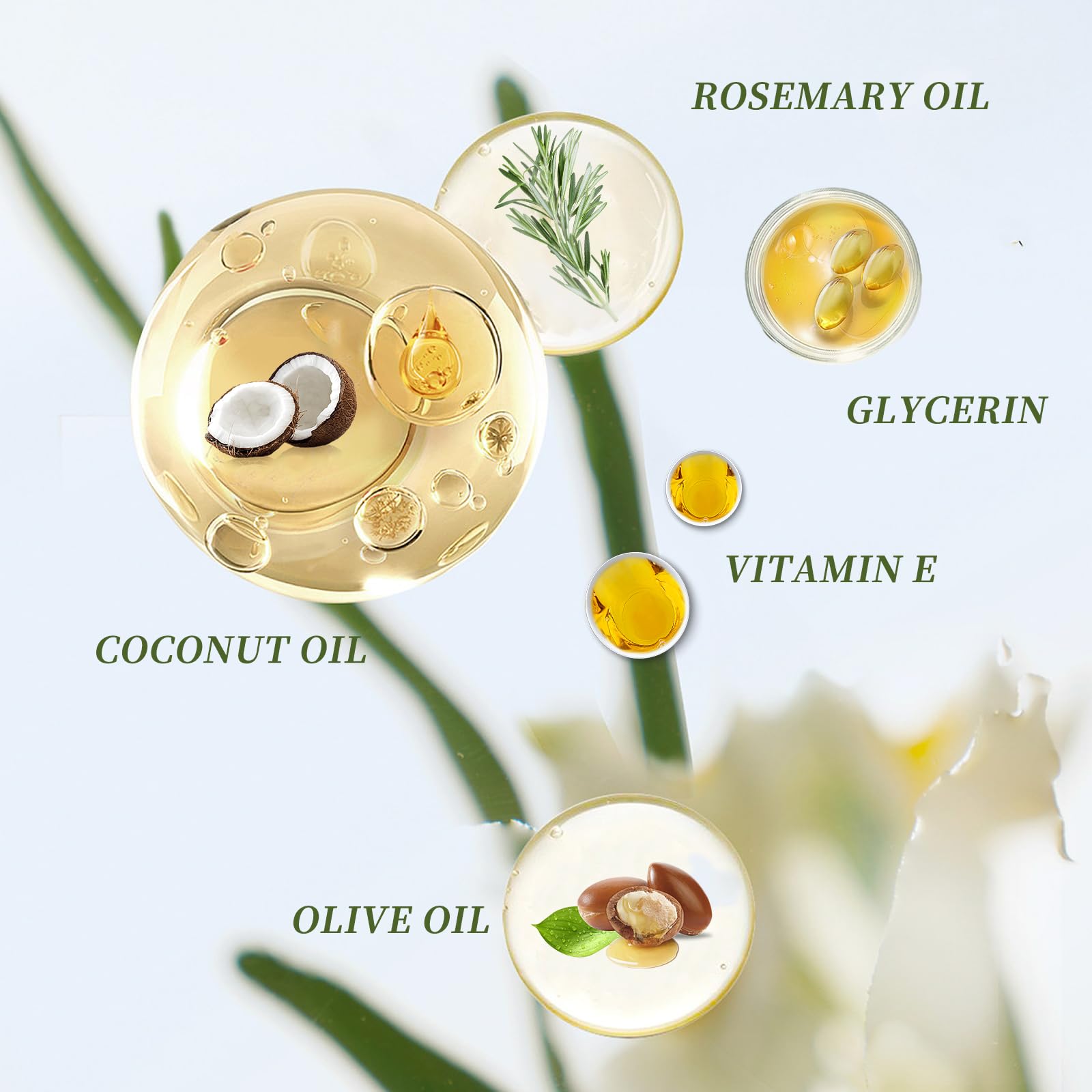 Pure Rosemary Essential Oil for Hair Growth - Stimulates Eyebrows & Eyelashes | Natural Hair Care Treatment for Thicker, Healthier Hair | Perfect for Daily Scalp Massage & DIY Beauty Recipes