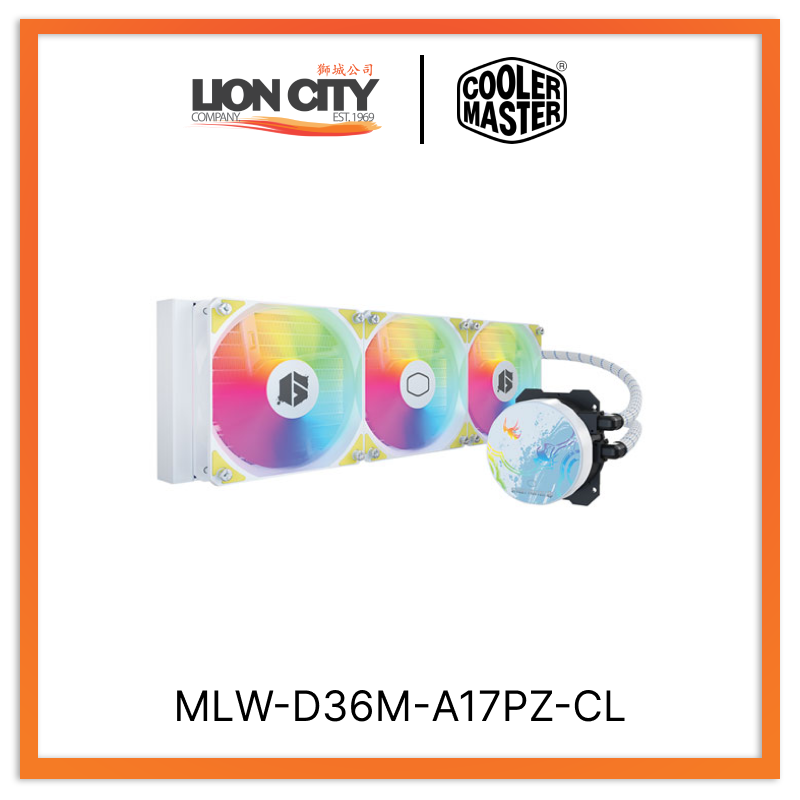 Cooler Master MLW D36M A17PZ CL CM MasterLiquid 360L Core SF6 Chun-Li ARGB CPU Liquid Cooler - 360mm Radiator, RGB Lighting, High Performance Cooling for Gaming PCs & Workstations - Perfect for Gaming, Overclocking & High-End PC Builds