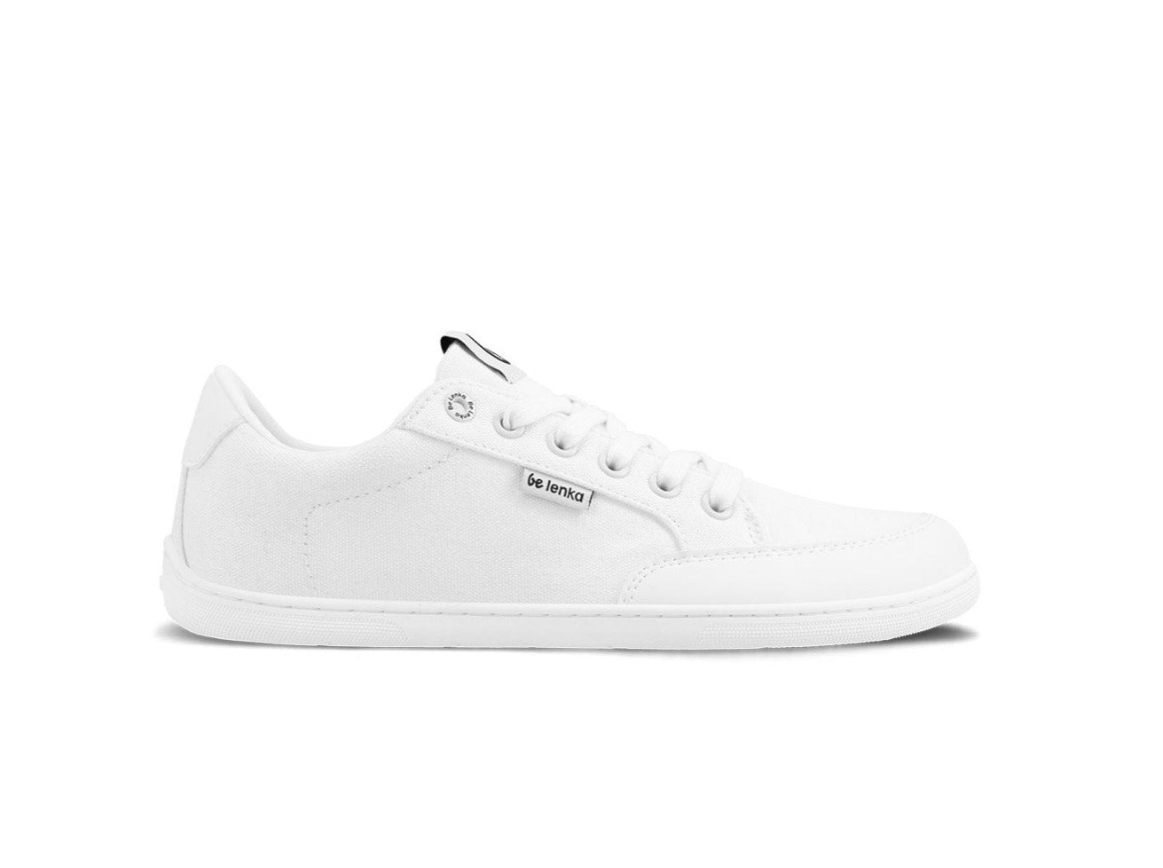 Barefoot Sneakers for Women & Men - Be Lenka Rebound All White | Minimalist Zero Drop Shoes for Running, Walking & Gym Workouts