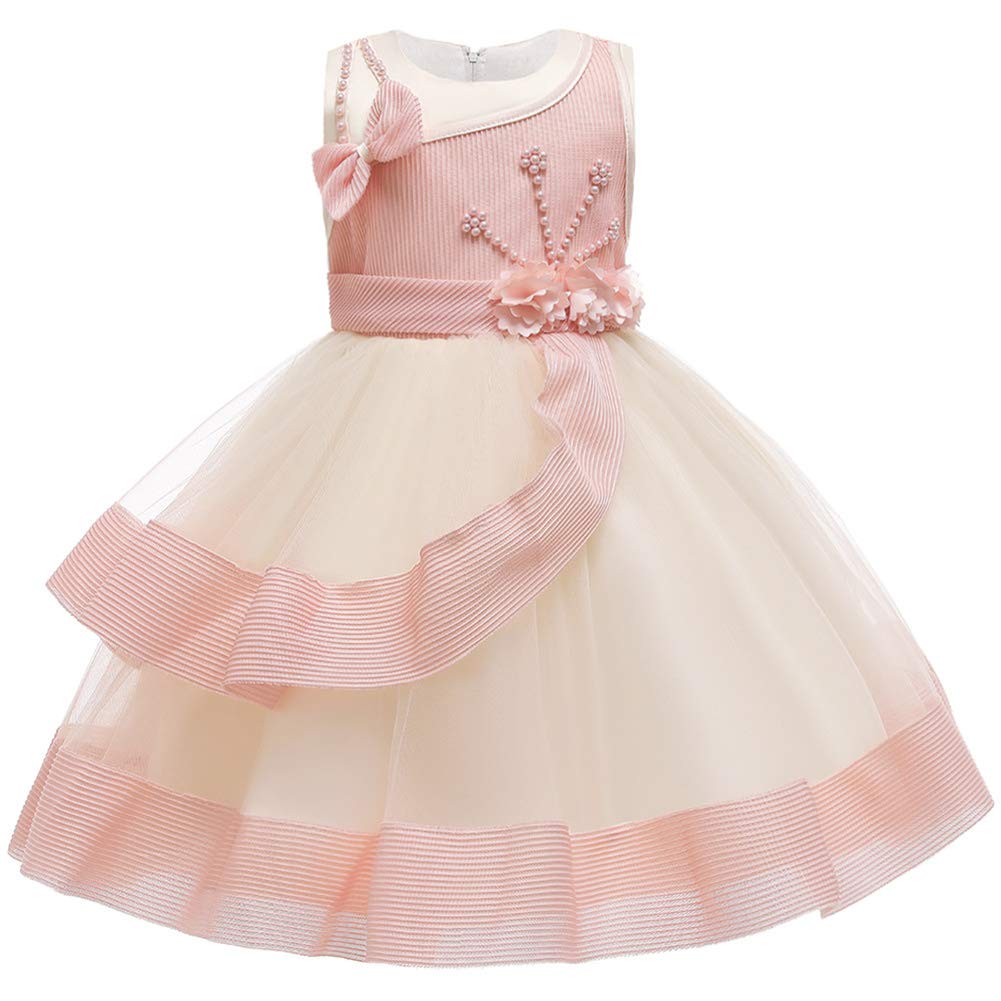 Newborn Baby Girl Lace Bowknot Princess Tutu Dress for Birthday Wedding Party | Elegant Prom Vestido for Kids Toddler | Perfect for Photoshoots Pageants & Special Occasions