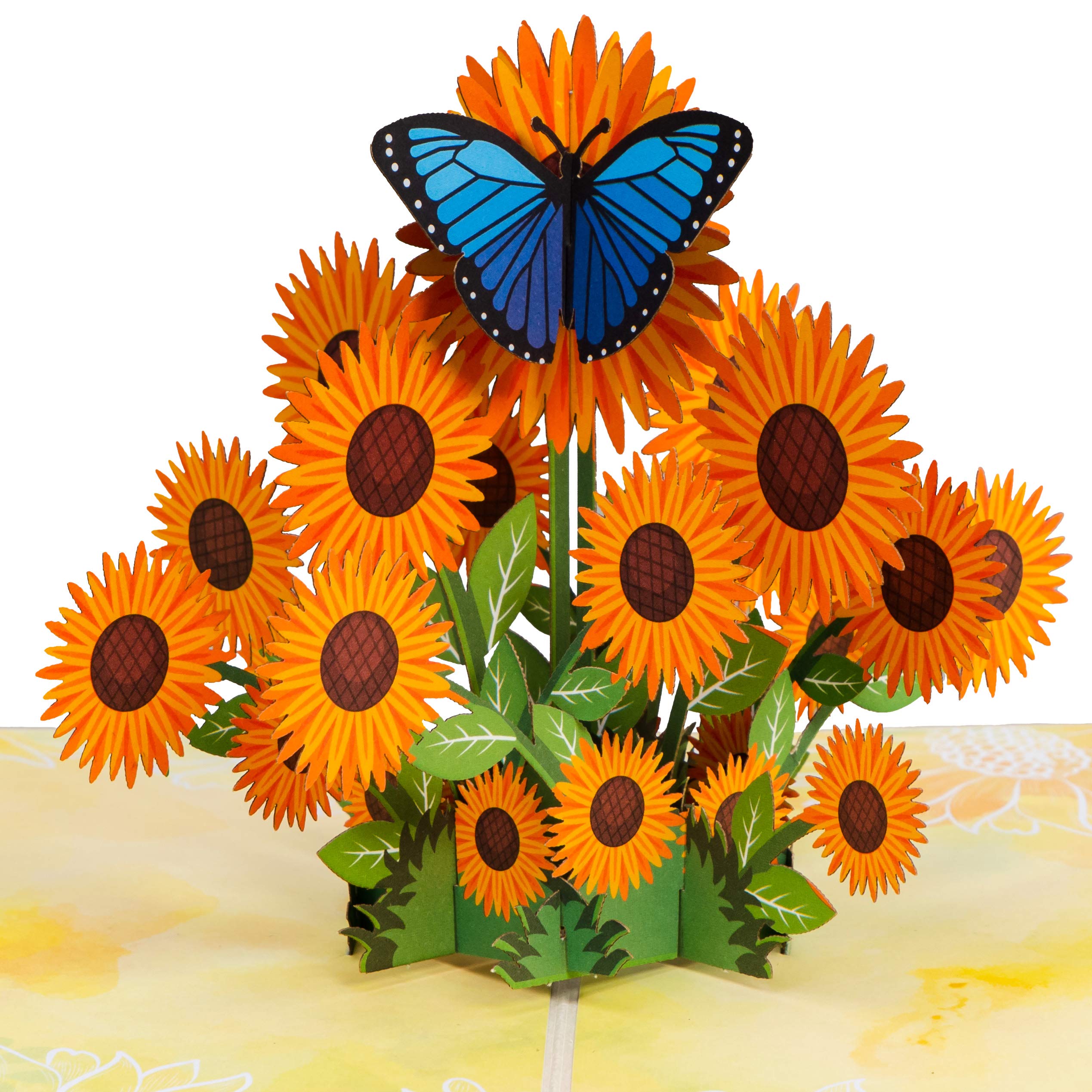 3D Sunflower Pop Up Greeting Card for Birthday, Thanksgiving, Fall, Sympathy & All Occasions - 5