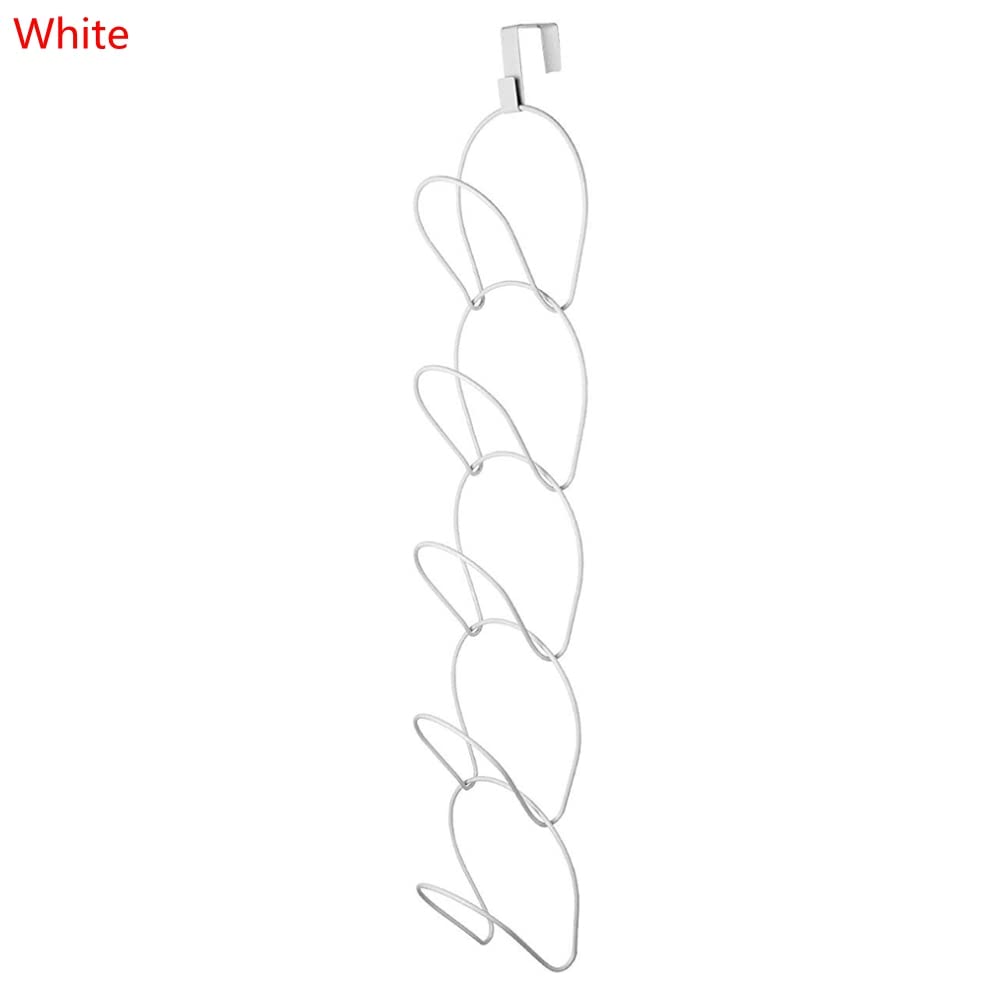 Detachable Baseball Cap Rack & Hat Display Holder - Round Storage Shelf for Door Closet, Clothes, Scarves & Towels - White Home Organizer - Perfect for Bedroom, Entryway & Closet Organization