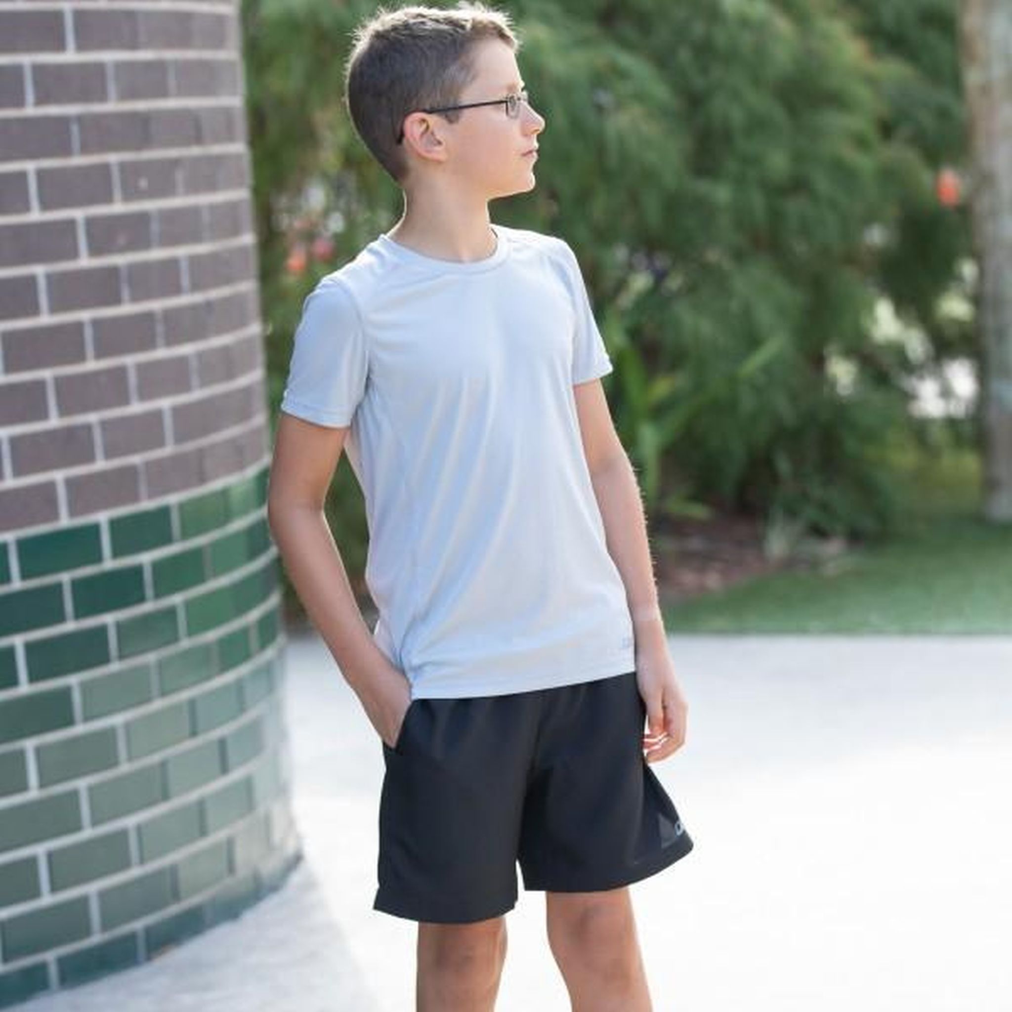 GO Sport Boys Tech Tee - Moisture Wicking Quick Dry Performance T-Shirt for Active Kids - Perfect for Sports, Playground & Outdoor Activities