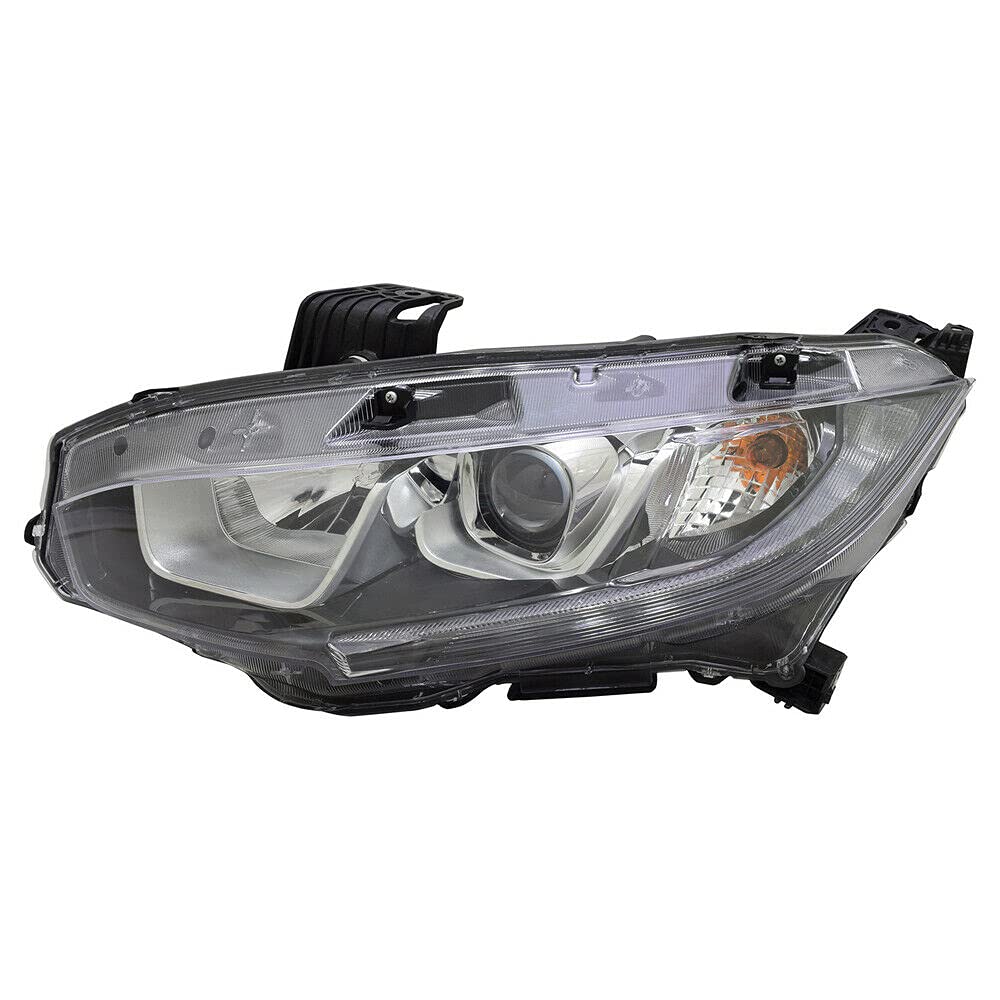 Replacement Headlight Assembly Left for 2016-2020 Honda Civic - OEM Quality, Easy Installation - Perfect for Night Driving & Foggy Conditions