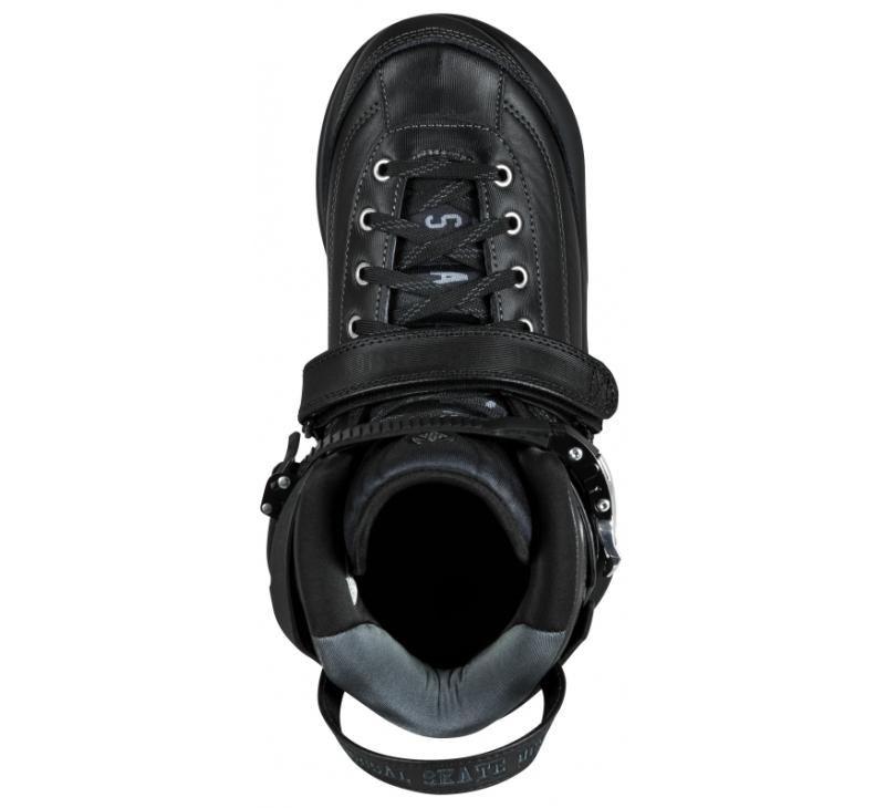 USD Carbon Team Black Boot Inline Skates - Professional Rollerblades for Speed Skating & Fitness Training | Perfect for Outdoor Sports & Urban Commuting