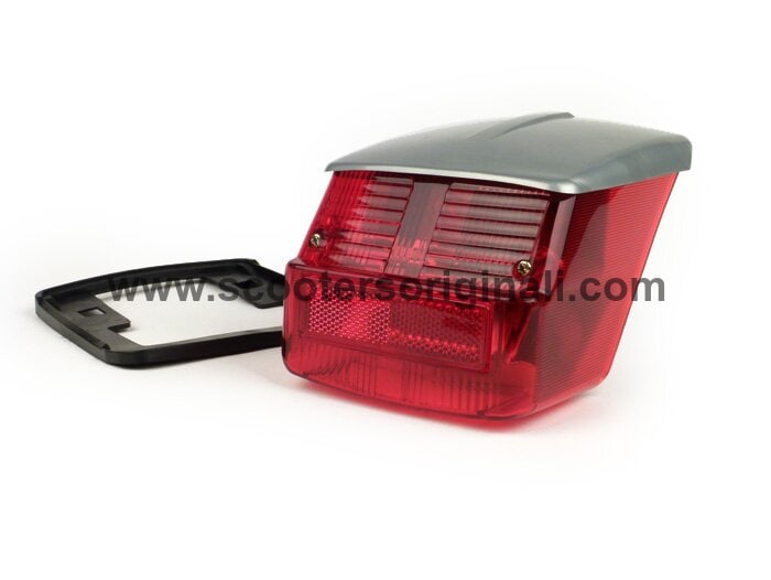 Vespa Tail Light Unit for Euro Rally 180/200 & TS 125 - BGM Replacement Part - Perfect for Scooter Restoration and Night Riding Safety