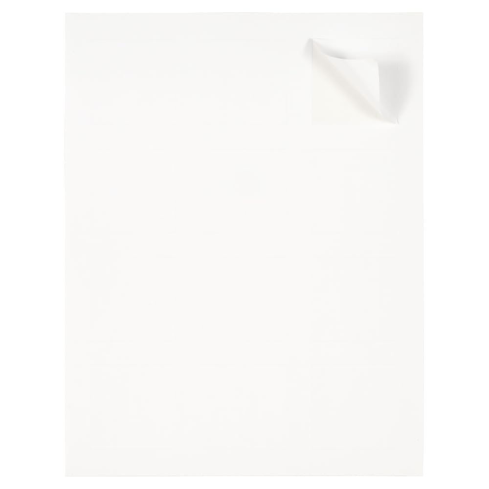 JAM PAPER 2x2 Square White Labels - 120/Pack for Organizing & Storage